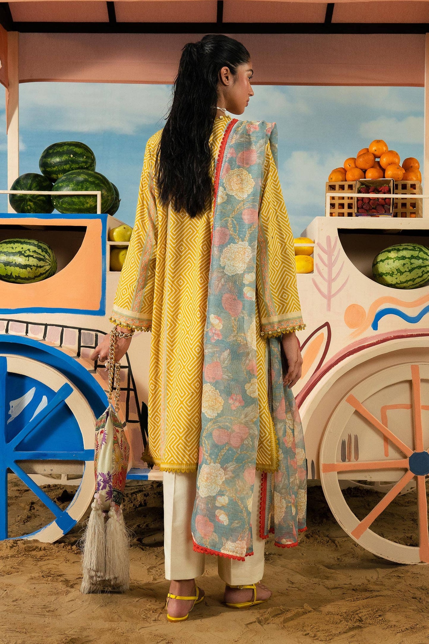 Sana Safinaz | Mahay Summer Lawn 24 | S-18 - House Of Anaya