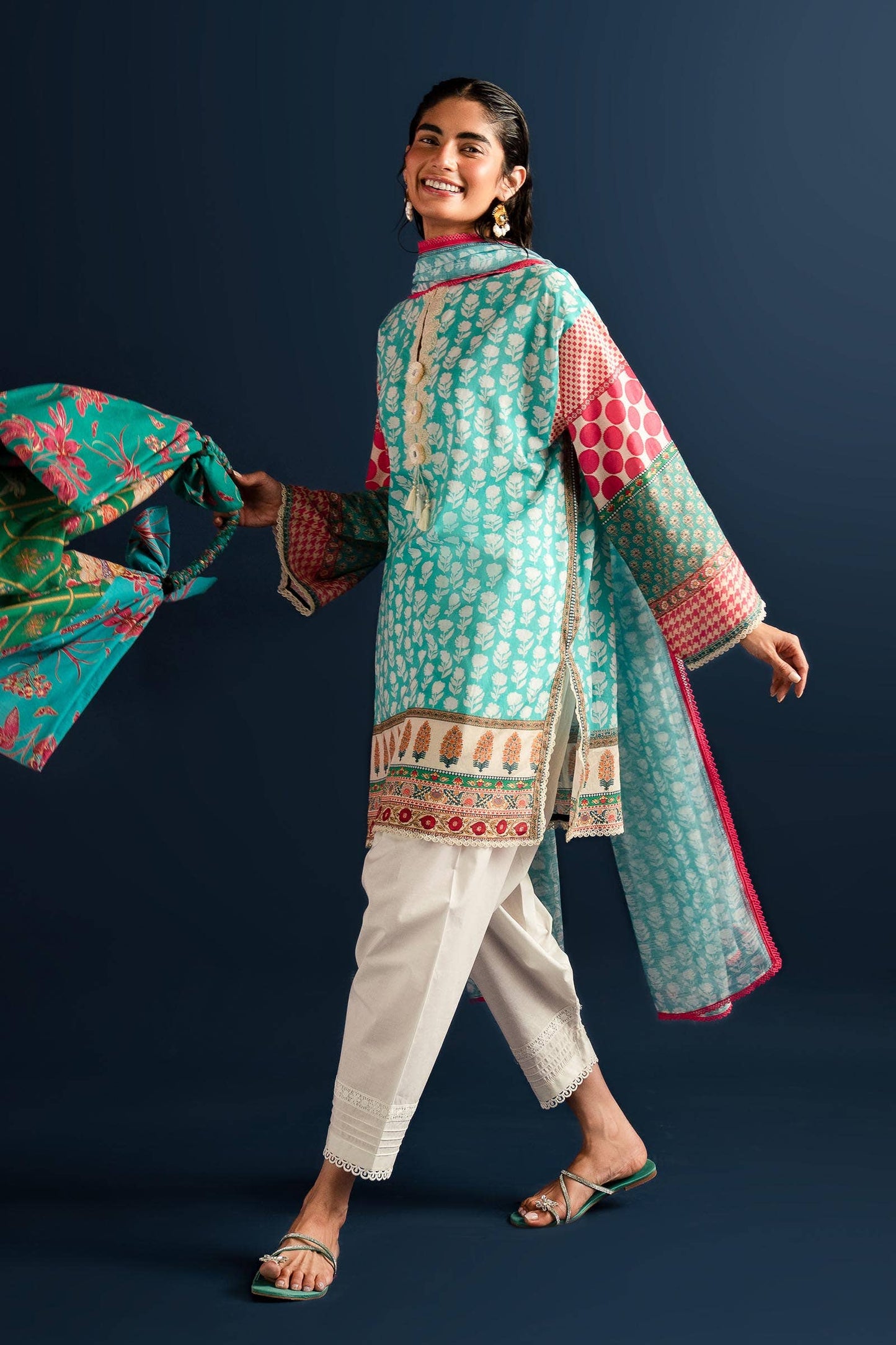 Sana Safinaz | Mahay Summer Lawn 24 | S-13 - House Of Anaya