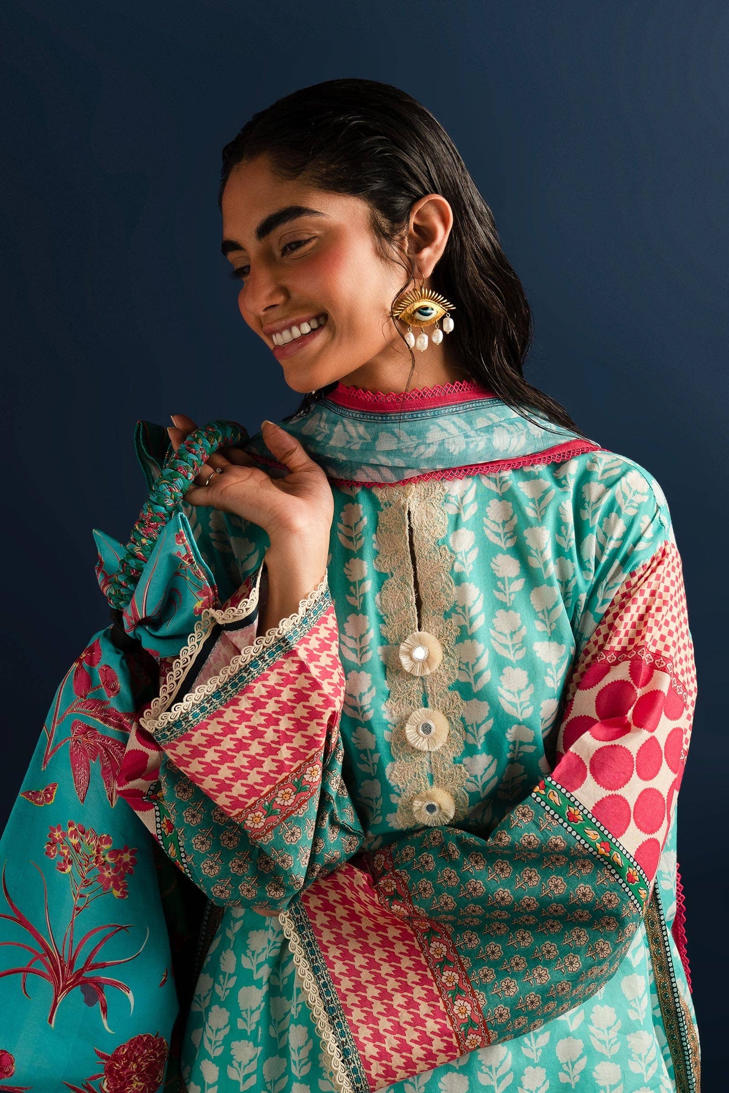 Sana Safinaz | Mahay Summer Lawn 24 | S-13 - House Of Anaya