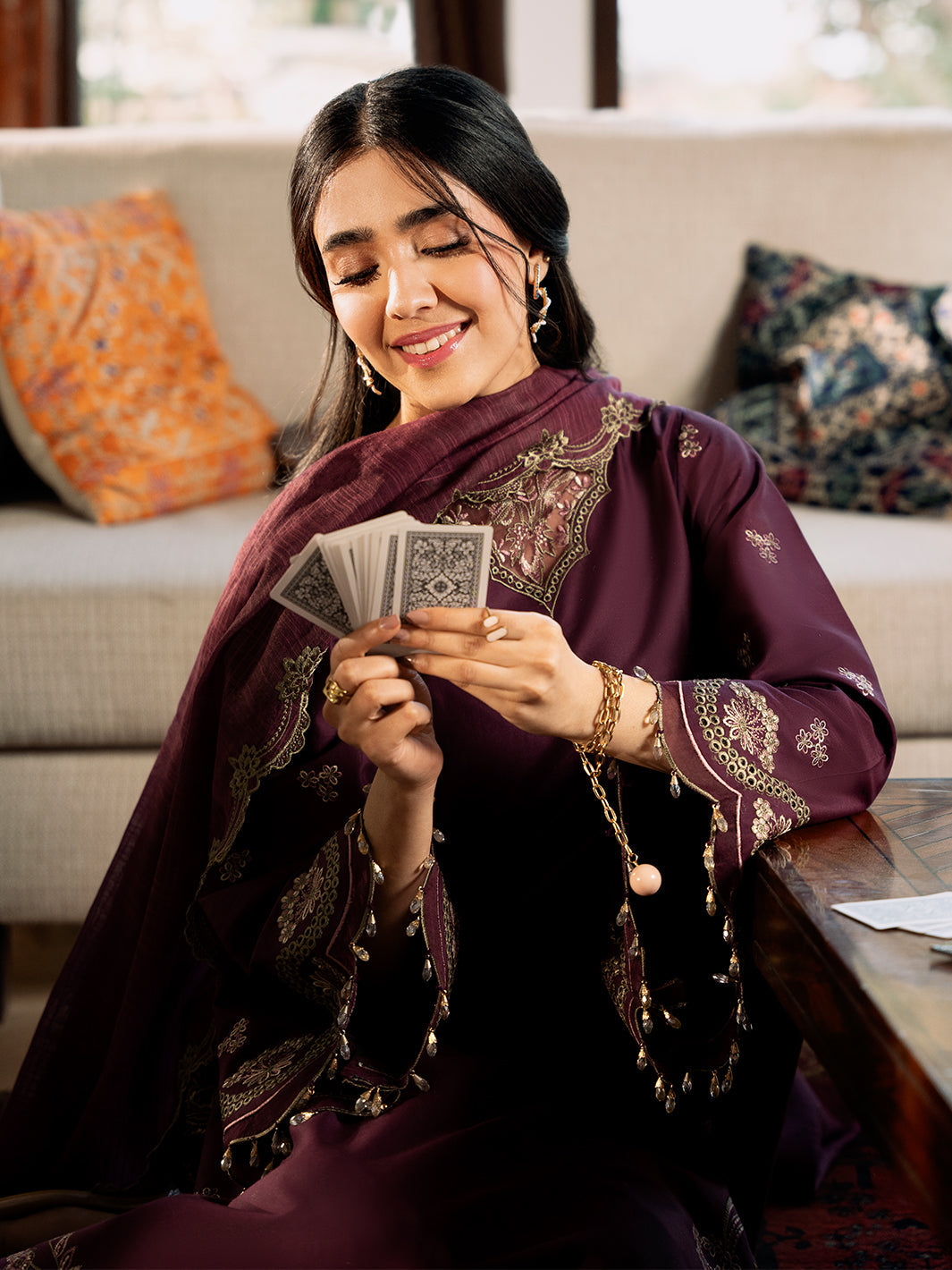 Izel | Mahveen Festive Lawn 25 | HANA