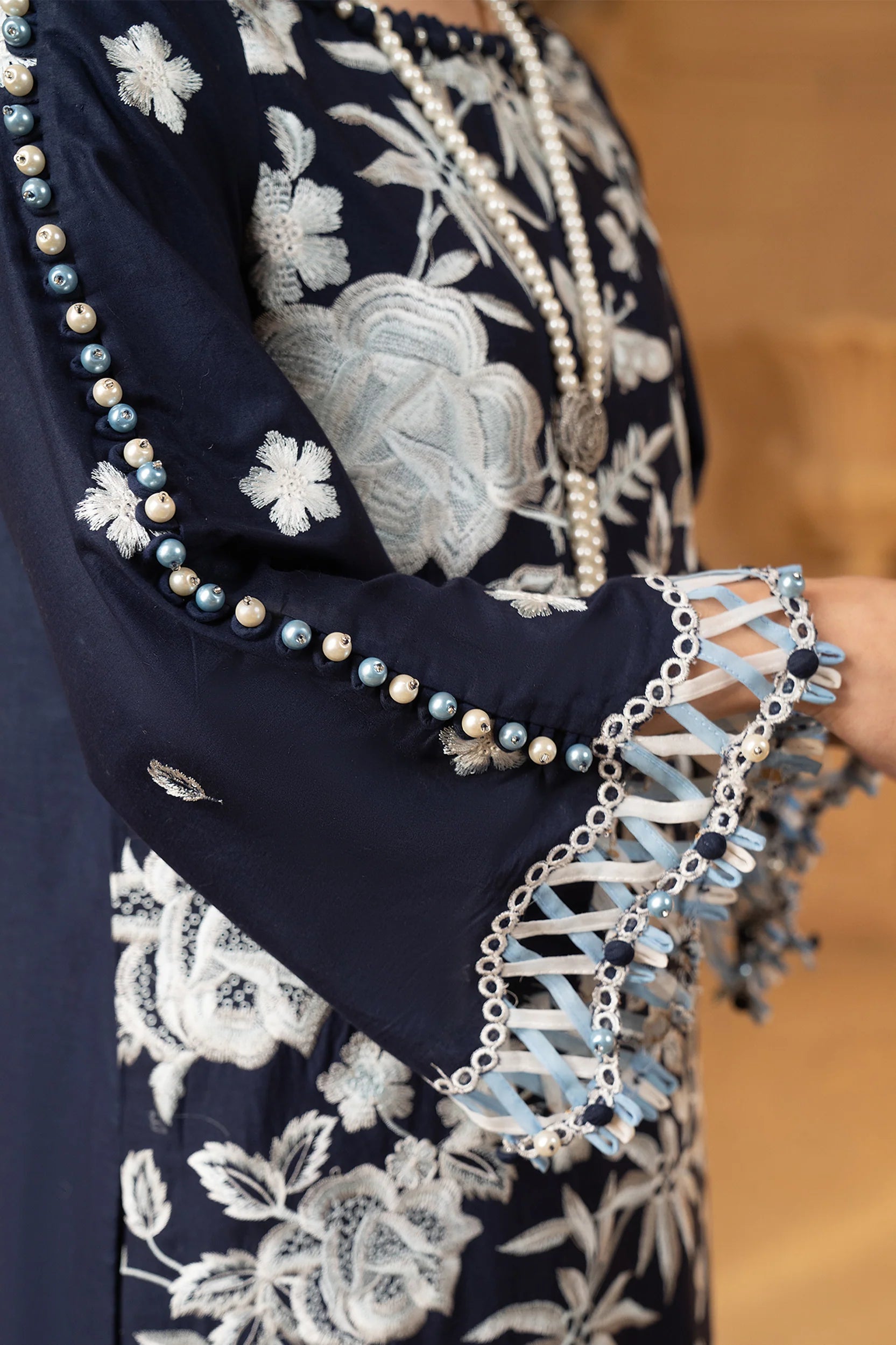 Hemstitch | Summer Luxury Lawn 24 | Ice Blue