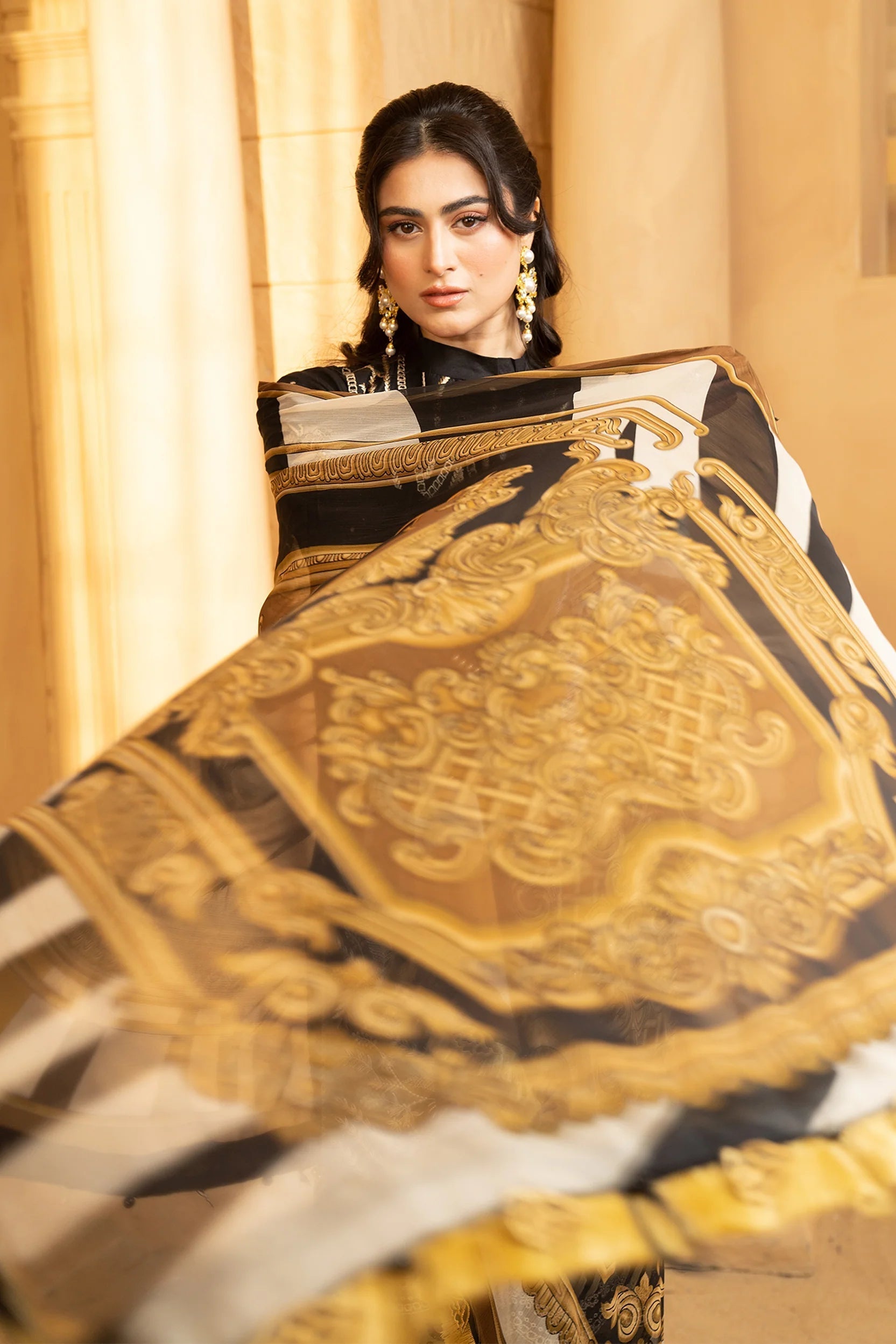 Hemstitch | Summer Luxury Lawn 24 | Cocoa