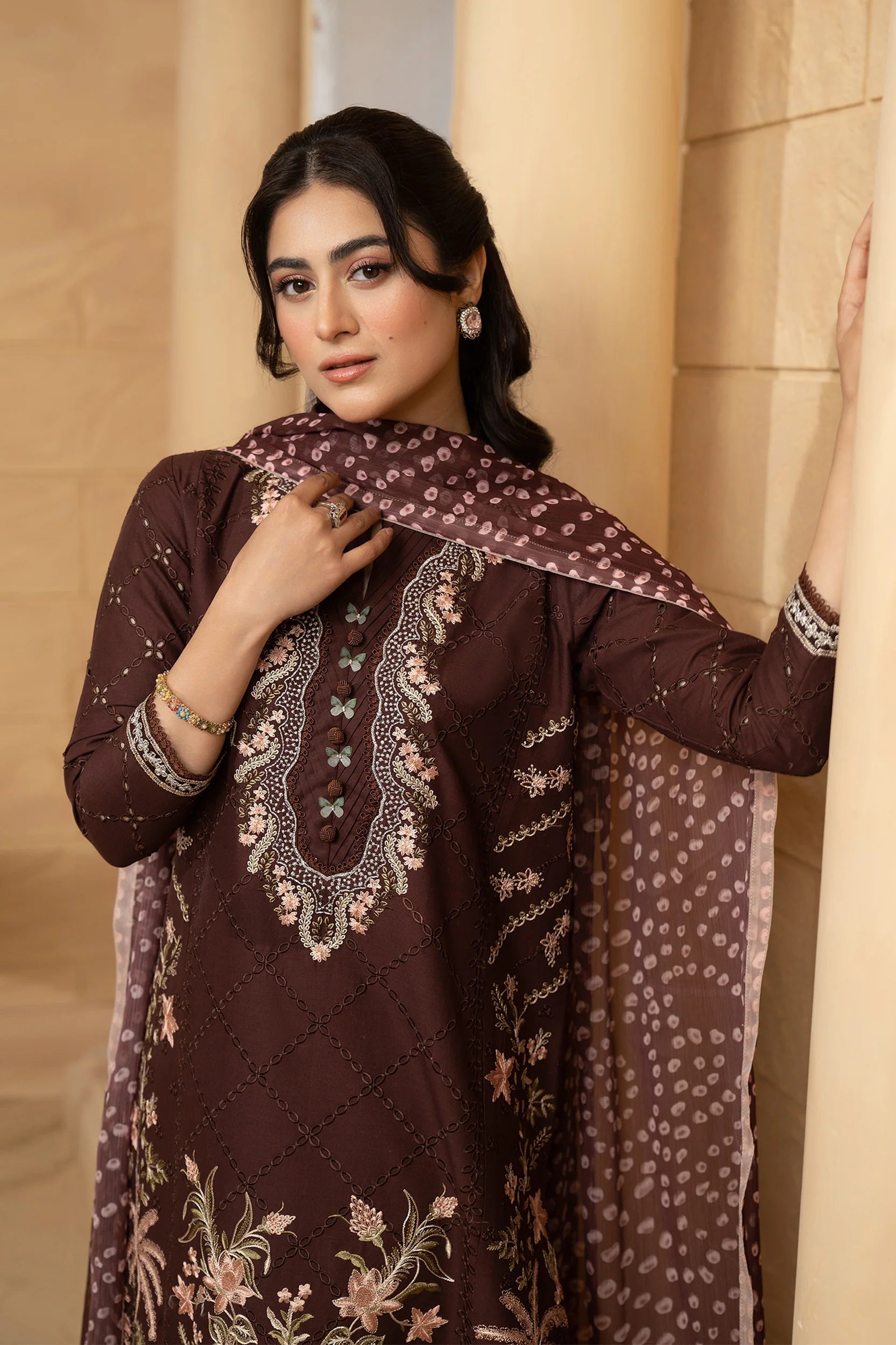 Hemstitch | Summer Luxury Lawn 24 | Mulberry