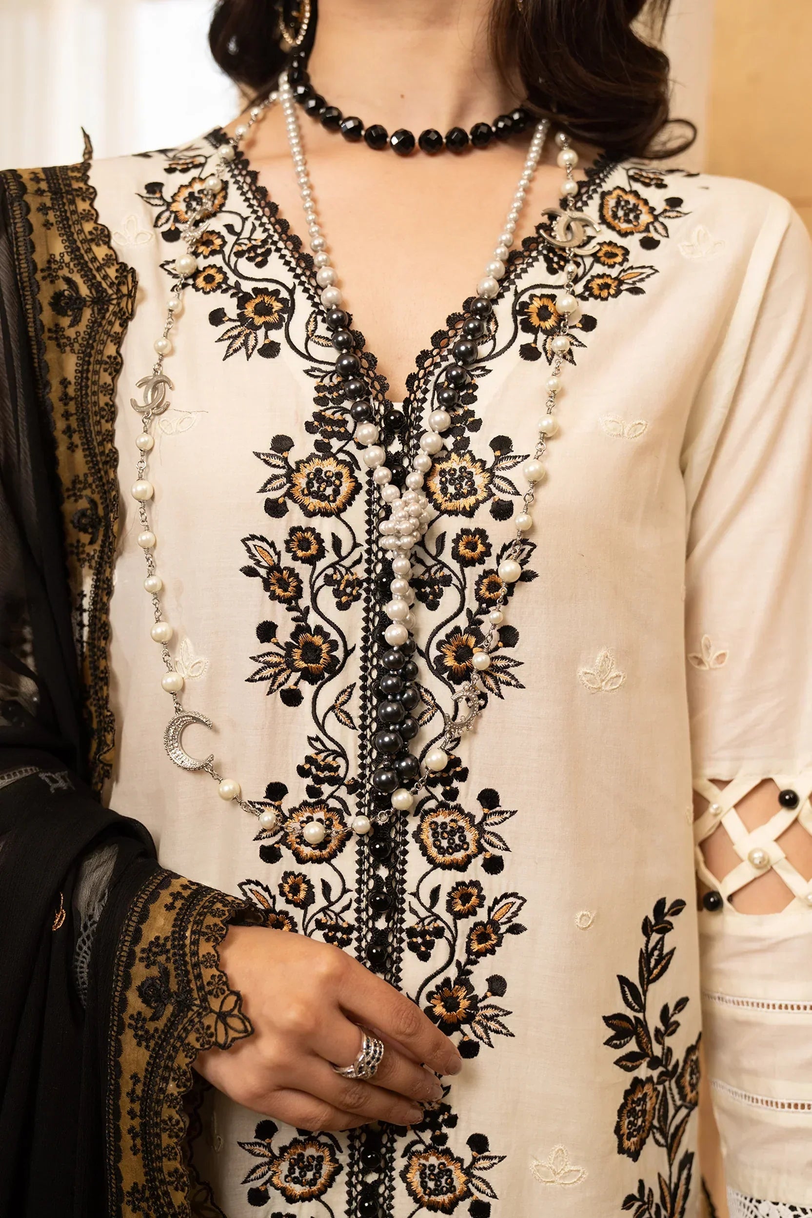 Hemstitch | Summer Luxury Lawn 24 | Prestige - House Of Anaya