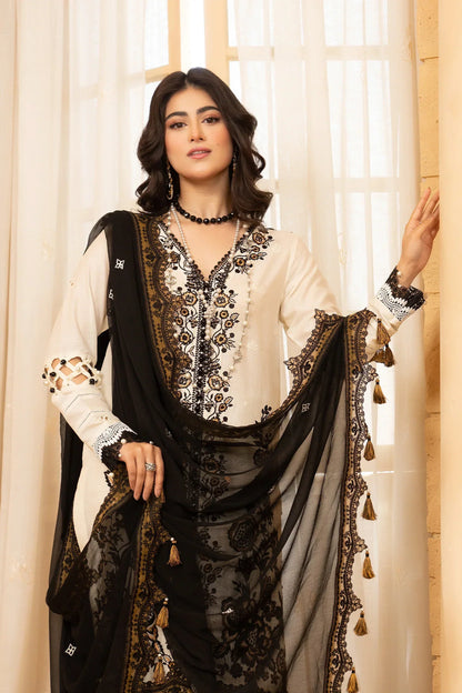 Hemstitch | Summer Luxury Lawn 24 | Prestige - House Of Anaya