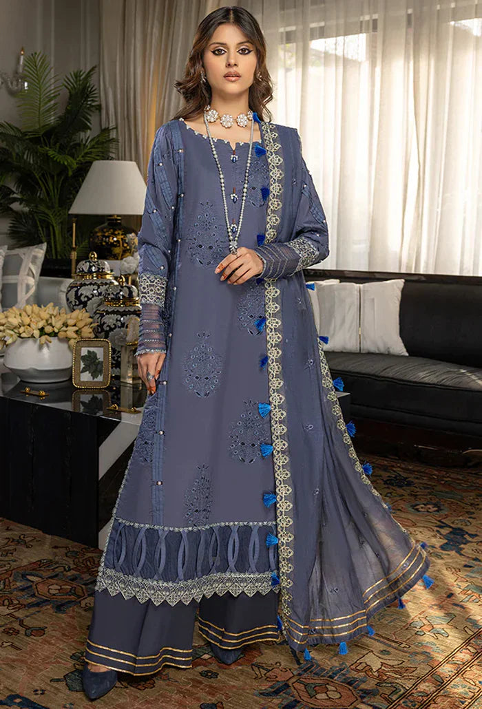 Humdum | Charlotte Chikankari Lawn | D02 - House Of Anaya