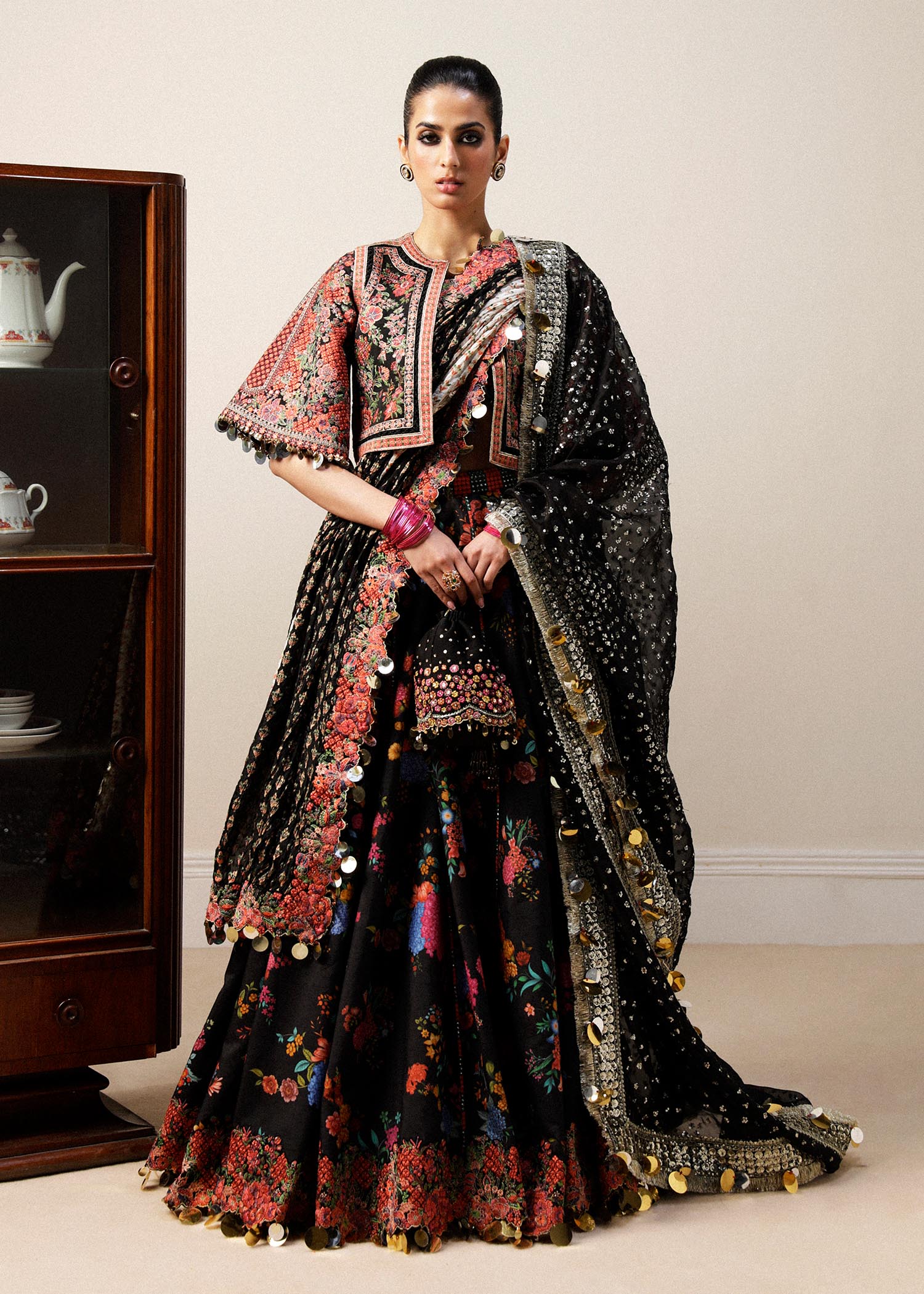 Hussain Rehar | Luxury Formals | Kala - House Of Anaya