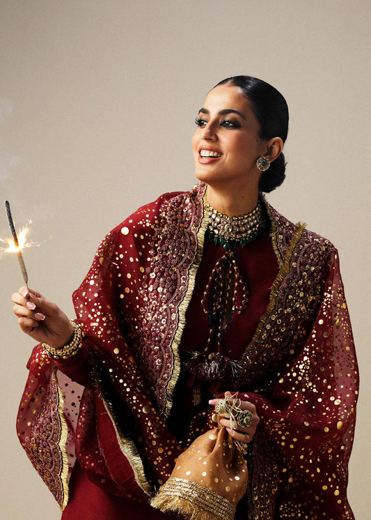 Hussain Rehar | Luxury Formals | Surkh - House Of Anaya