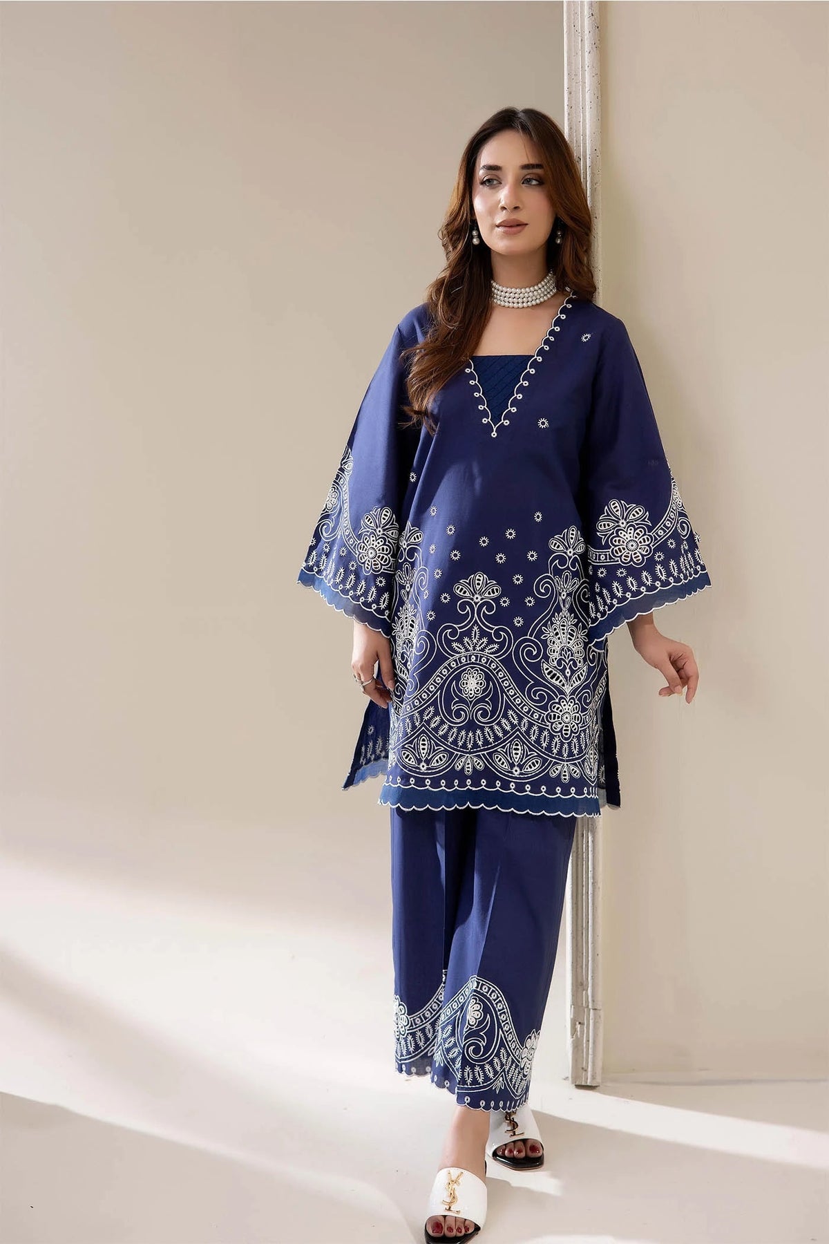 Adans Libas | Embrodiered Co Ord Sets | 4062