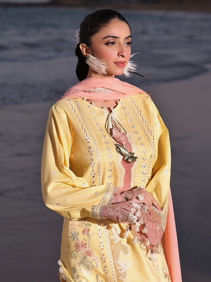 Izel | Saahil Signature Lawn 24 | MUSHQ - House Of Anaya