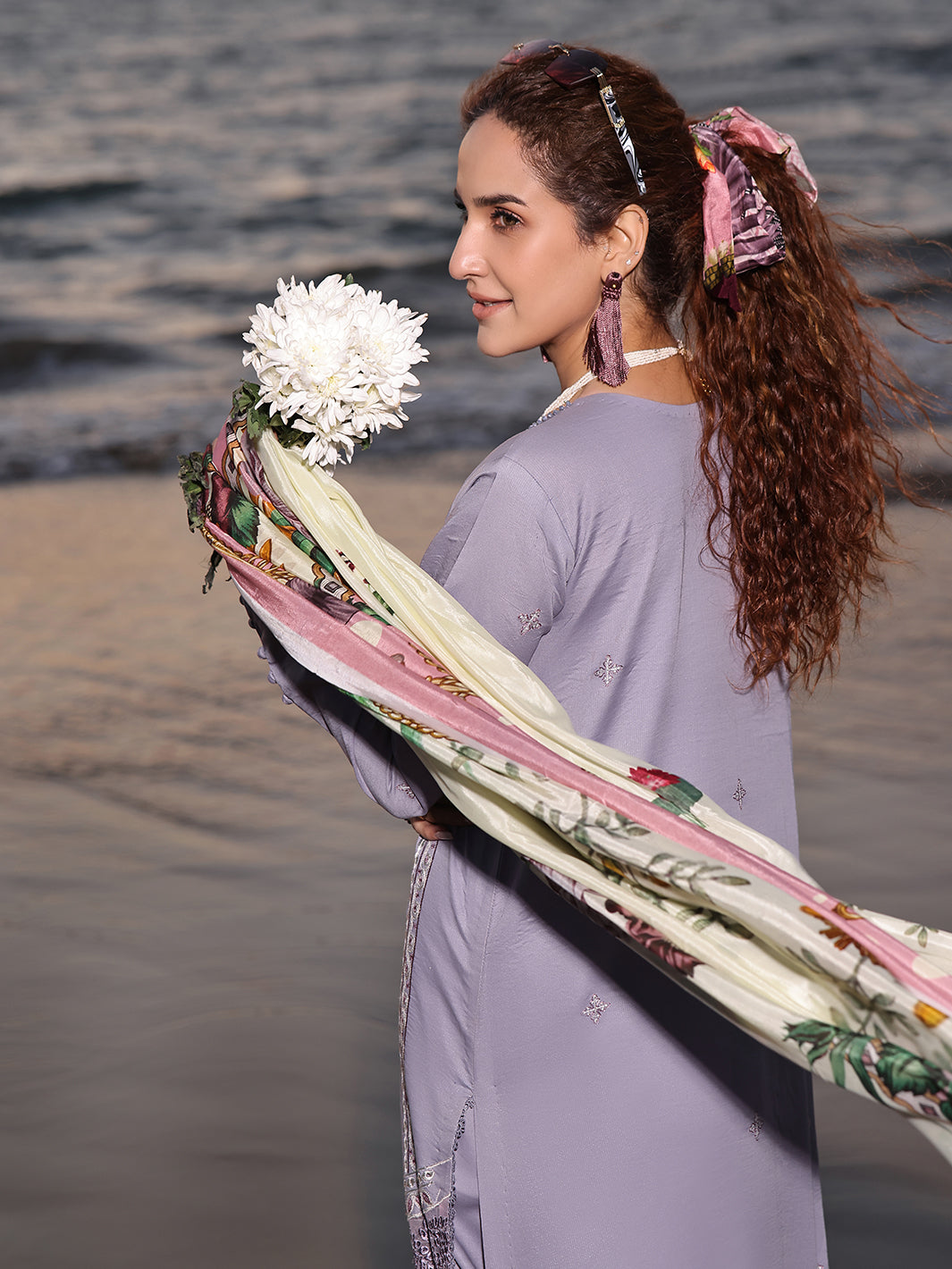 Izel | Saahil Signature Lawn 24 | VANYA - House Of Anaya