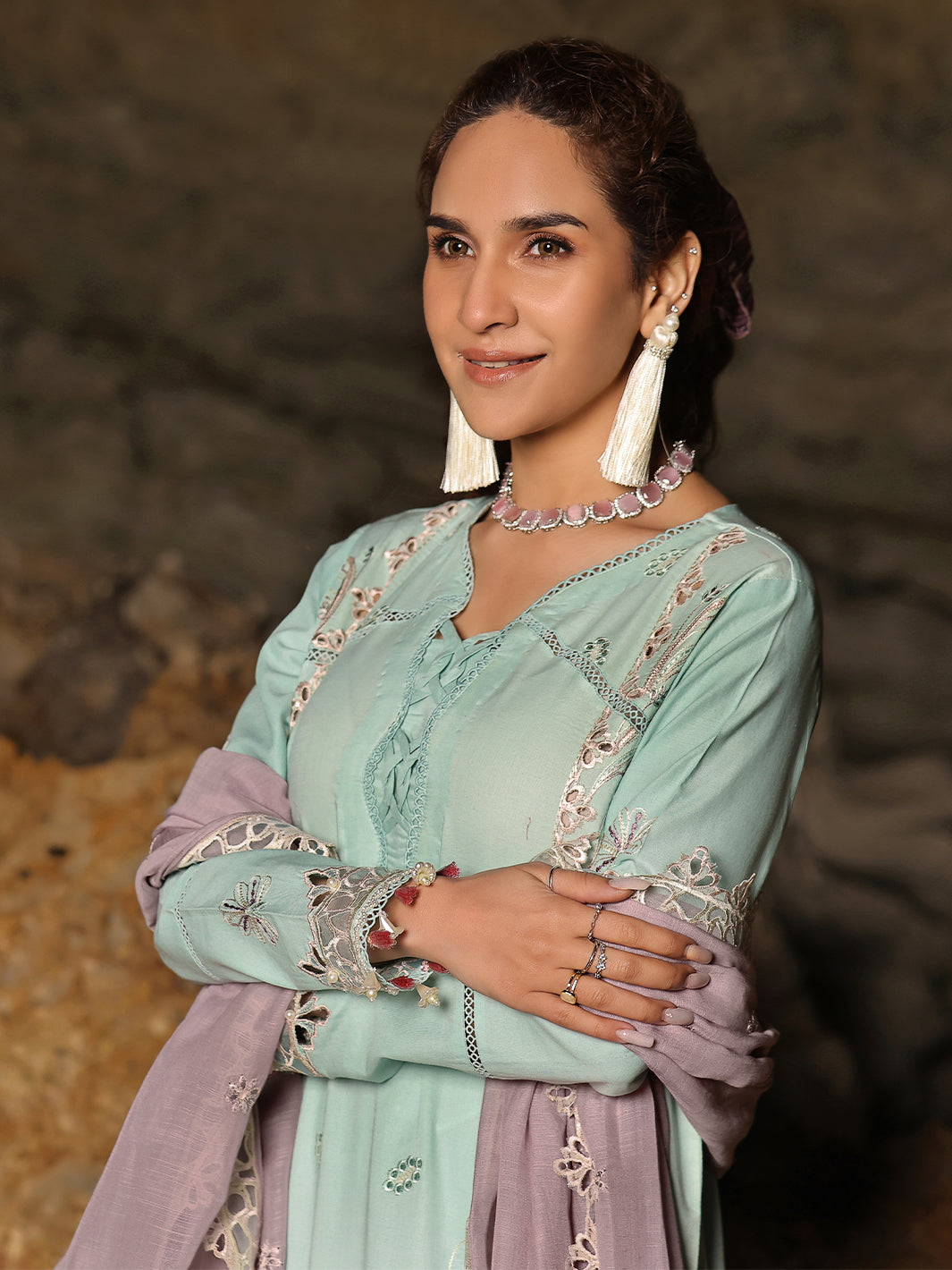 Izel | Saahil Signature Lawn 24 | ZAIB - House Of Anaya