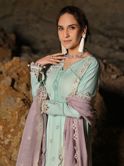 Izel | Saahil Signature Lawn 24 | ZAIB - House Of Anaya