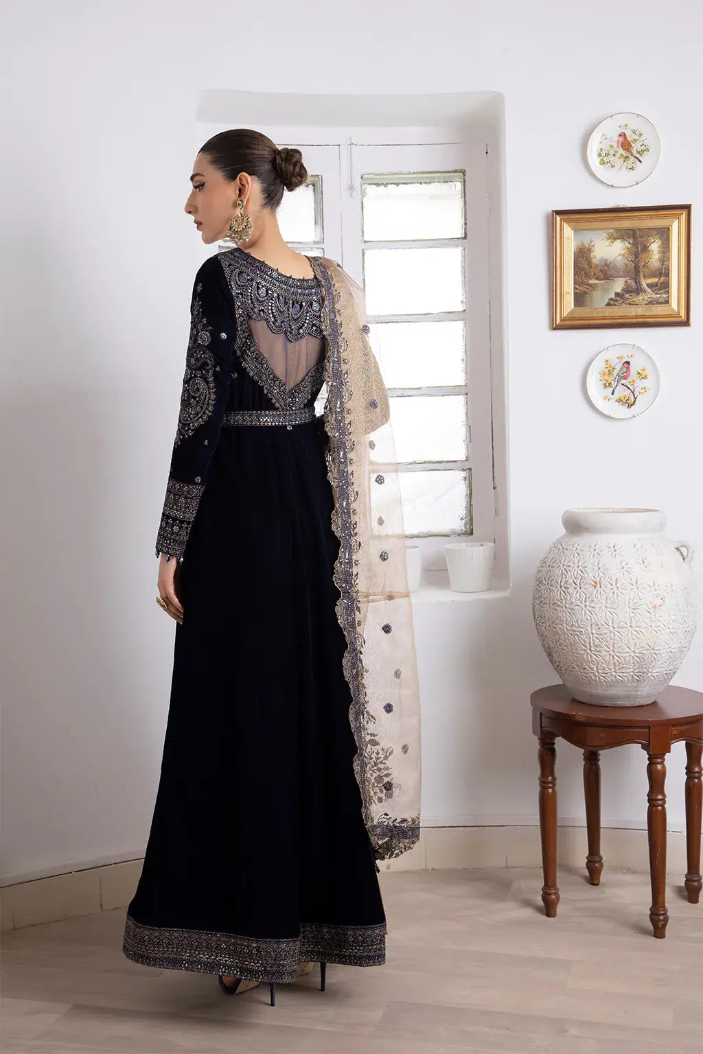 Iznik | Festive Velvet 23 | IV-35 SHAMS - House Of Anaya