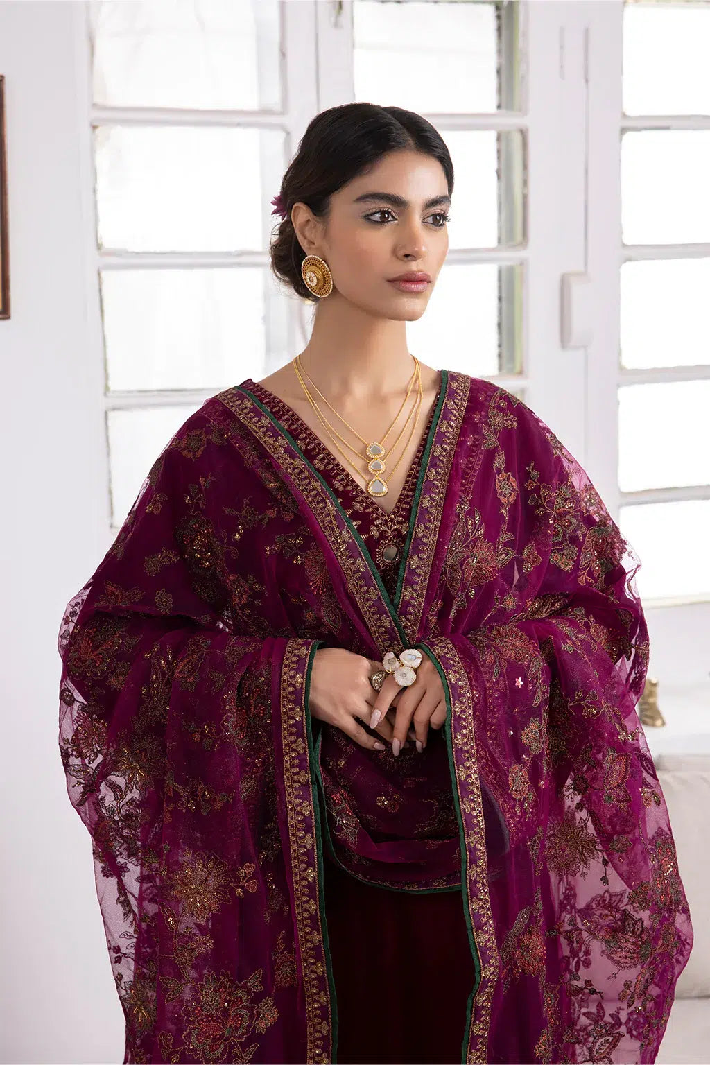 Iznik | Festive Velvet 23 | IV-31 SHIRIN - House Of Anaya
