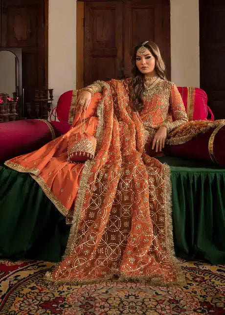 Kanwal Malik | Angana Luxury Formals 23 | Naranji - House Of Anaya