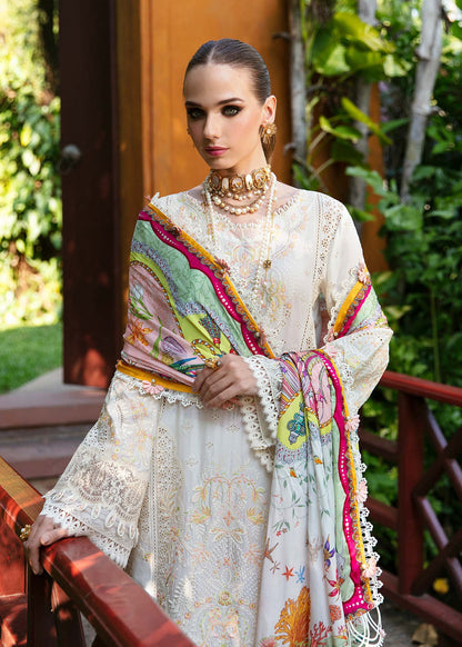 Kanwal Malik | Sareen Luxury Lawn 24 | Daisy - House Of Anaya