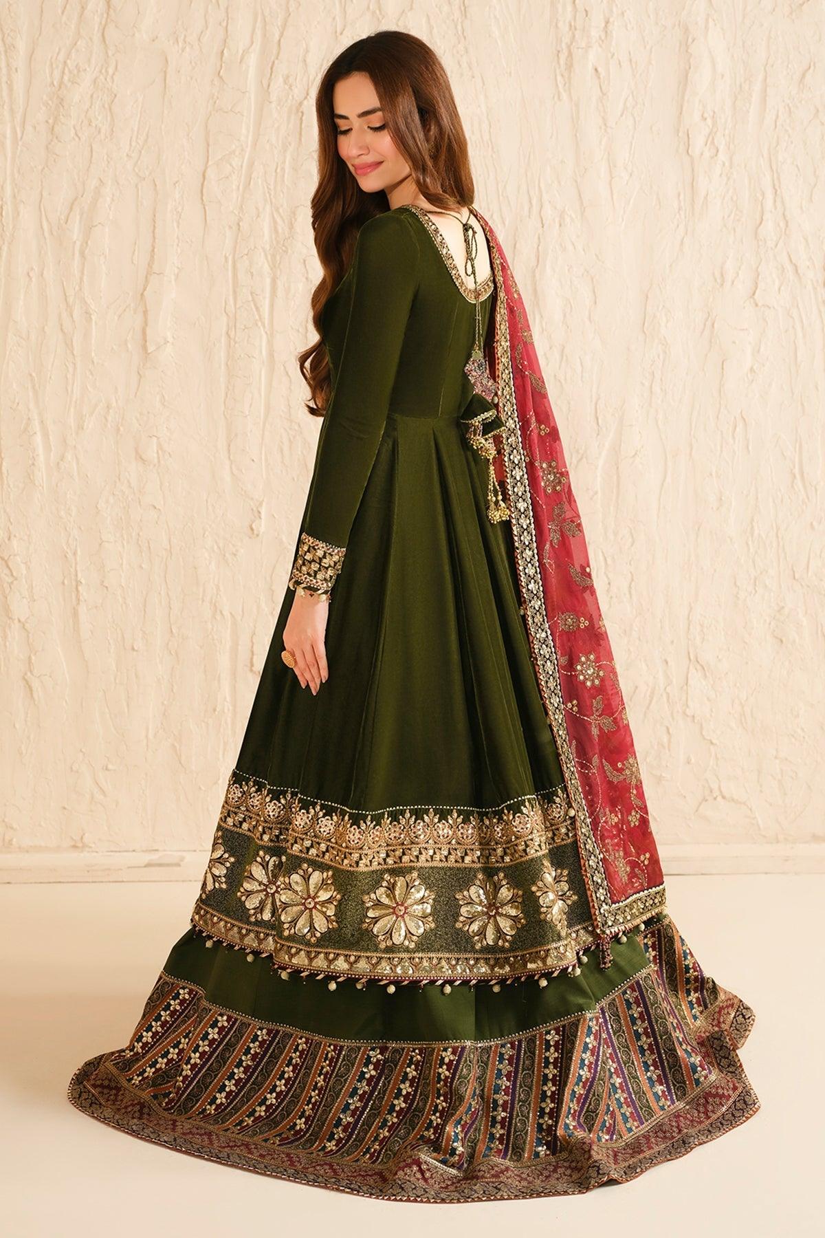 JAZMIN__Embroidered Velvet Formal VF-2036 - House Of Anaya