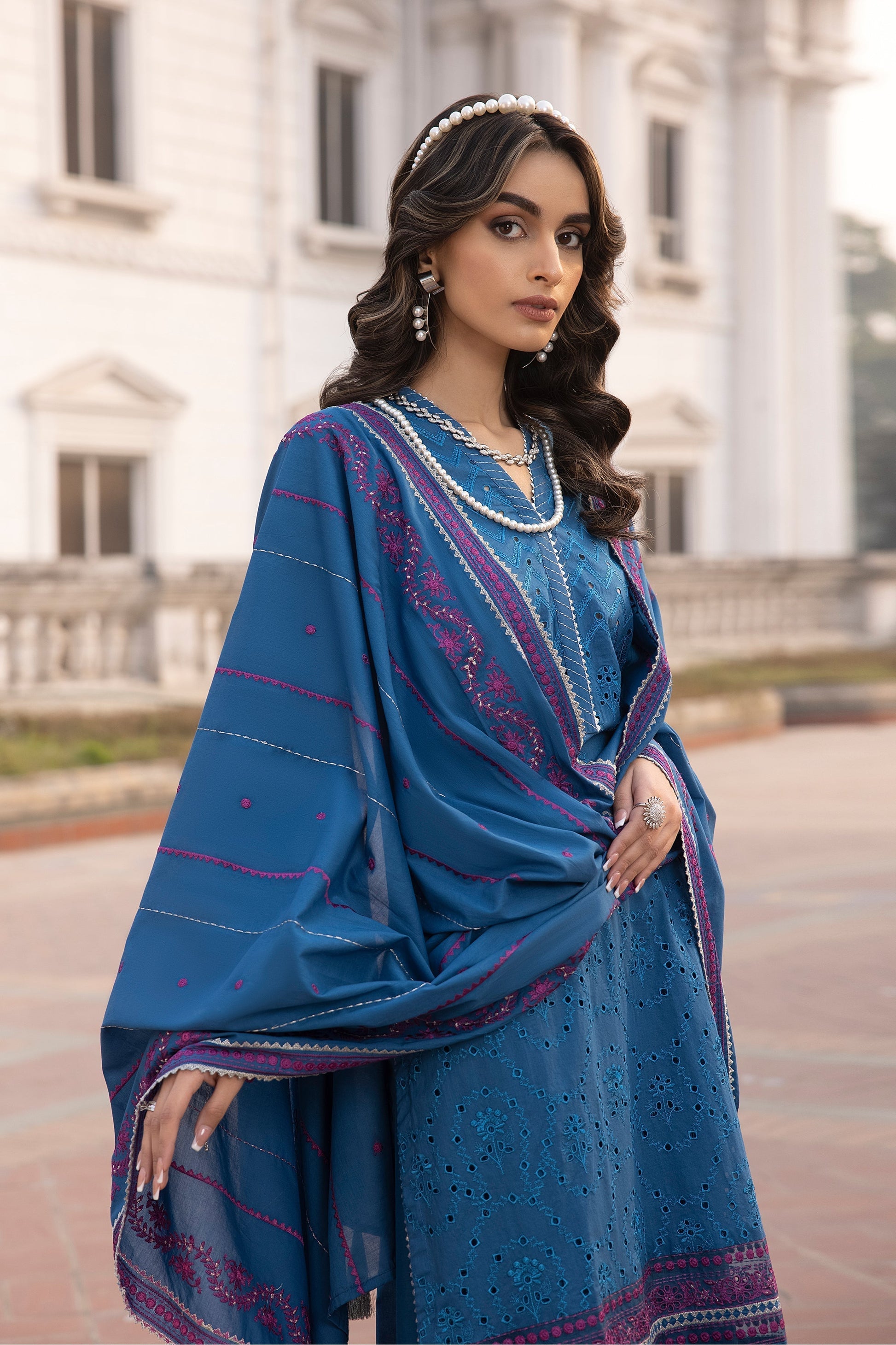 LSM | Spring Embroidered 24 | A-4 - House Of Anaya