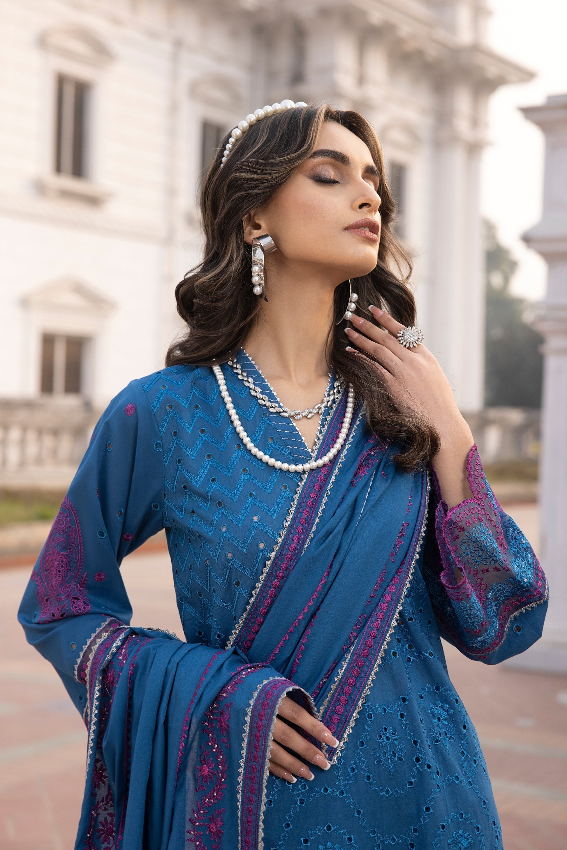 LSM | Spring Embroidered 24 | A-4 - House Of Anaya