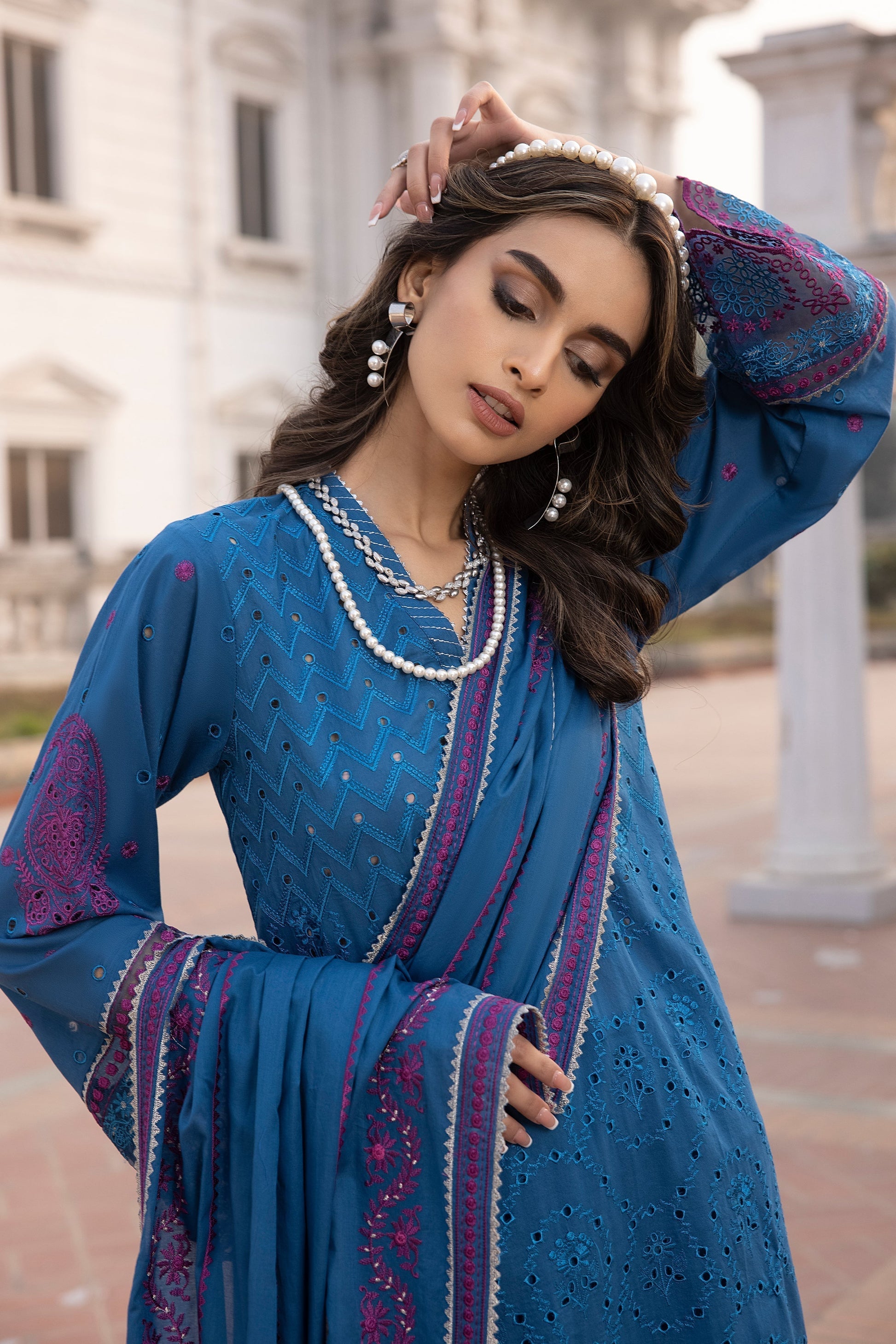 LSM | Spring Embroidered 24 | A-4 - House Of Anaya