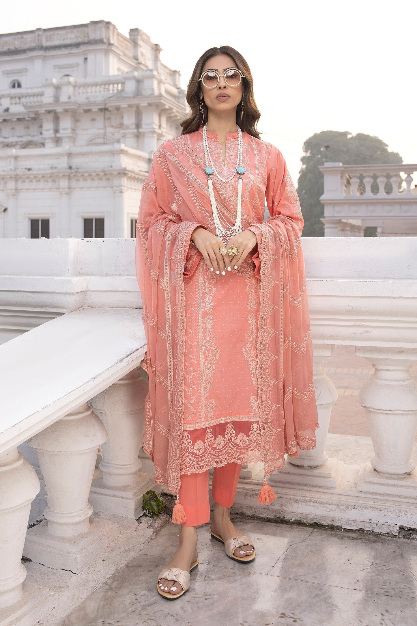 LSM | Spring Embroidered 24 | A-3 - House Of Anaya