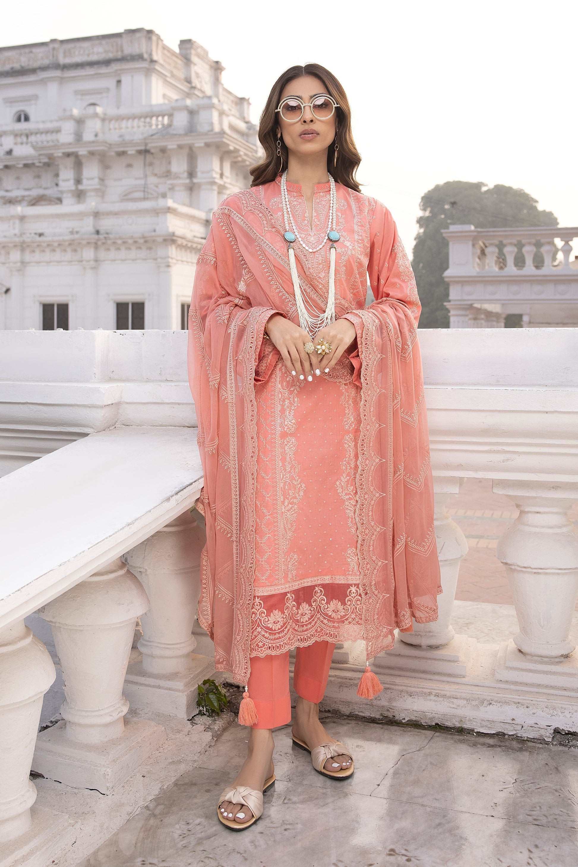 LSM | Spring Embroidered 24 | A-3 - House Of Anaya