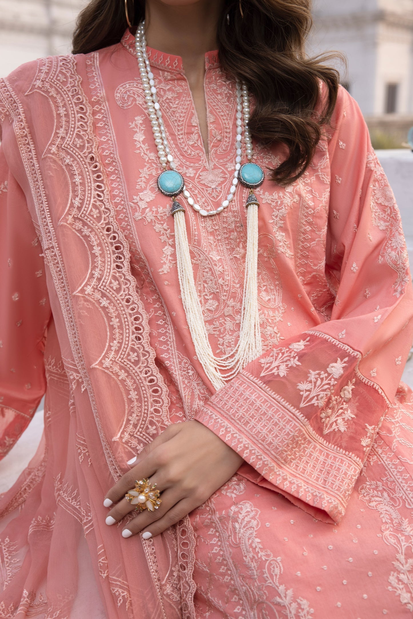 LSM | Spring Embroidered 24 | A-3 - House Of Anaya