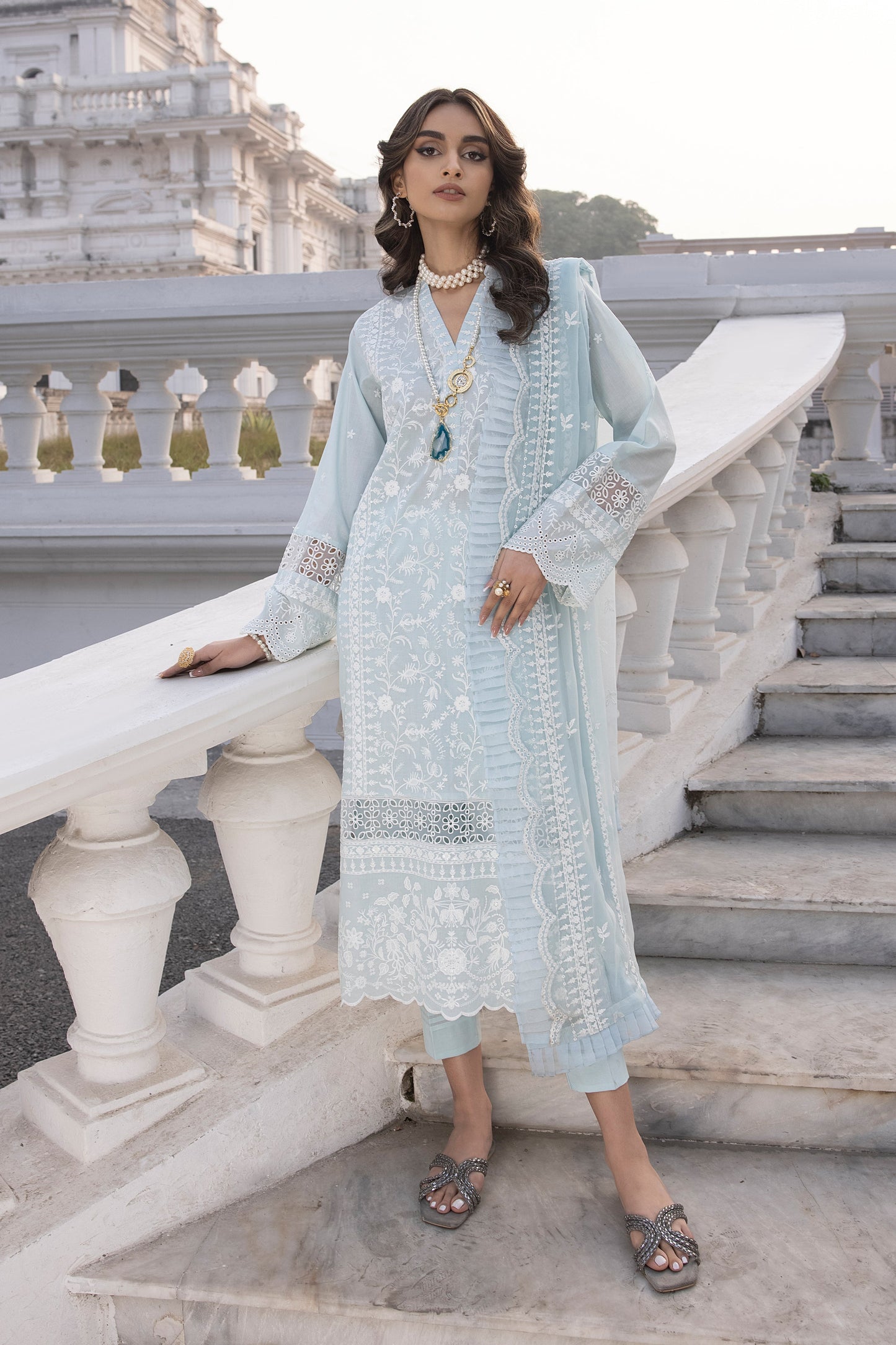 LSM | Spring Embroidered 24 | A-8 - House Of Anaya