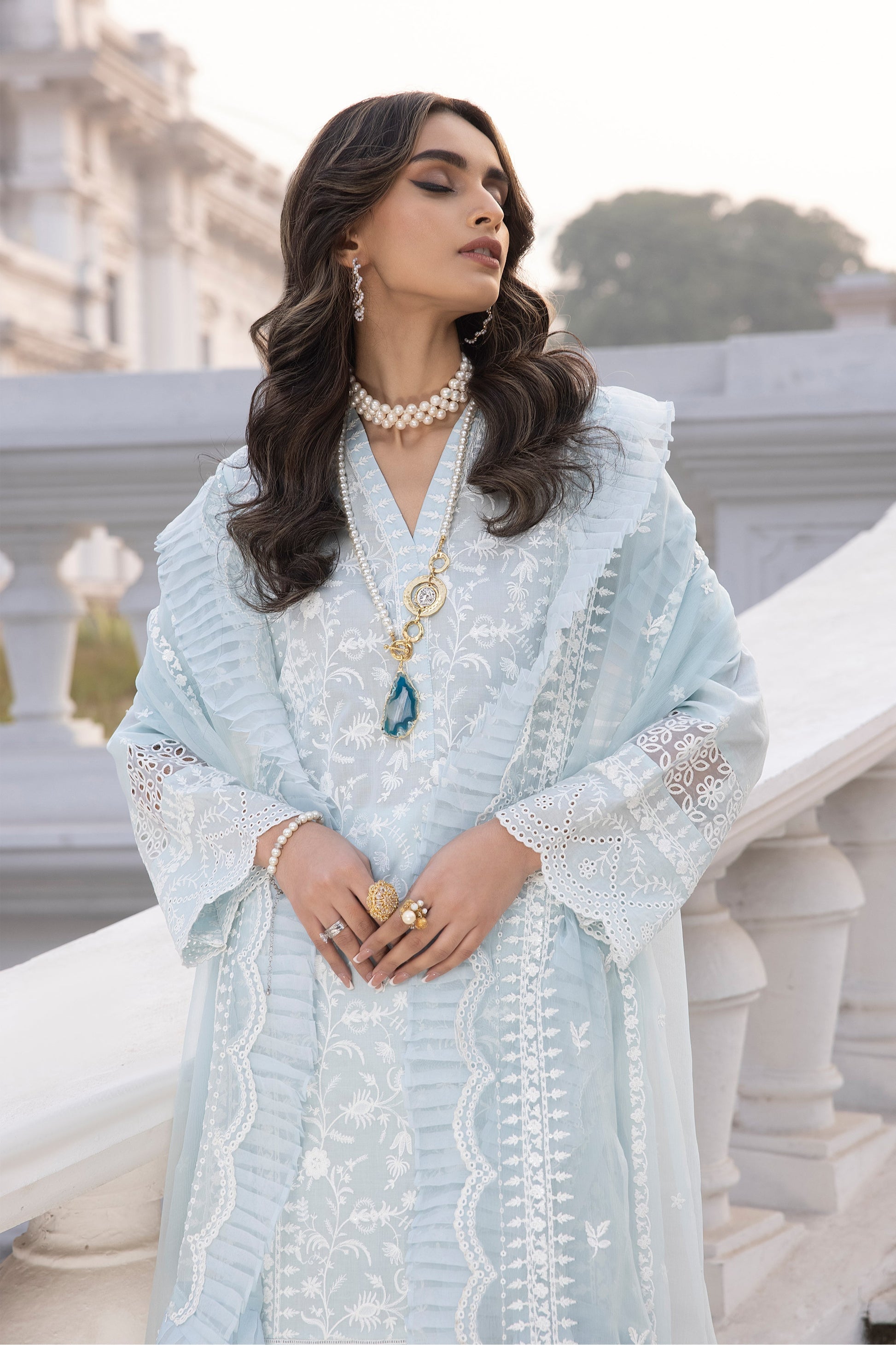 LSM | Spring Embroidered 24 | A-8 - House Of Anaya