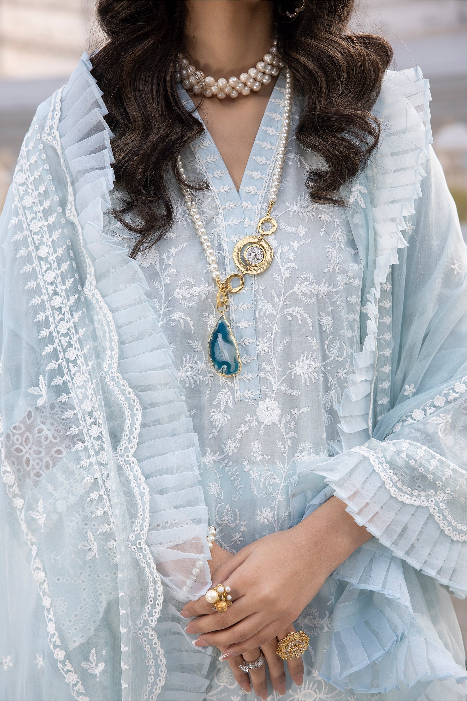 LSM | Spring Embroidered 24 | A-8 - House Of Anaya