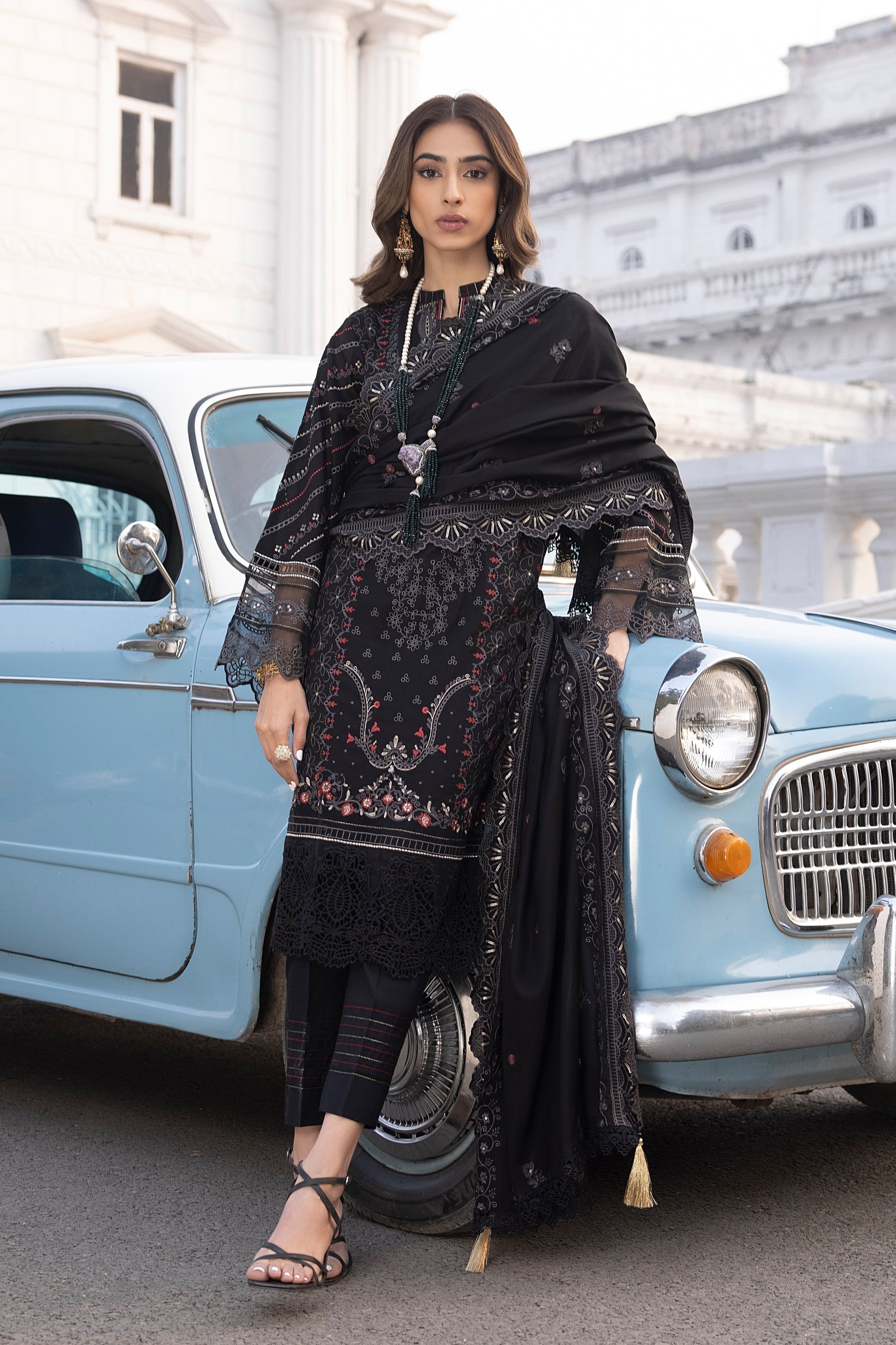LSM | Spring Embroidered 24 | A-7 - House Of Anaya