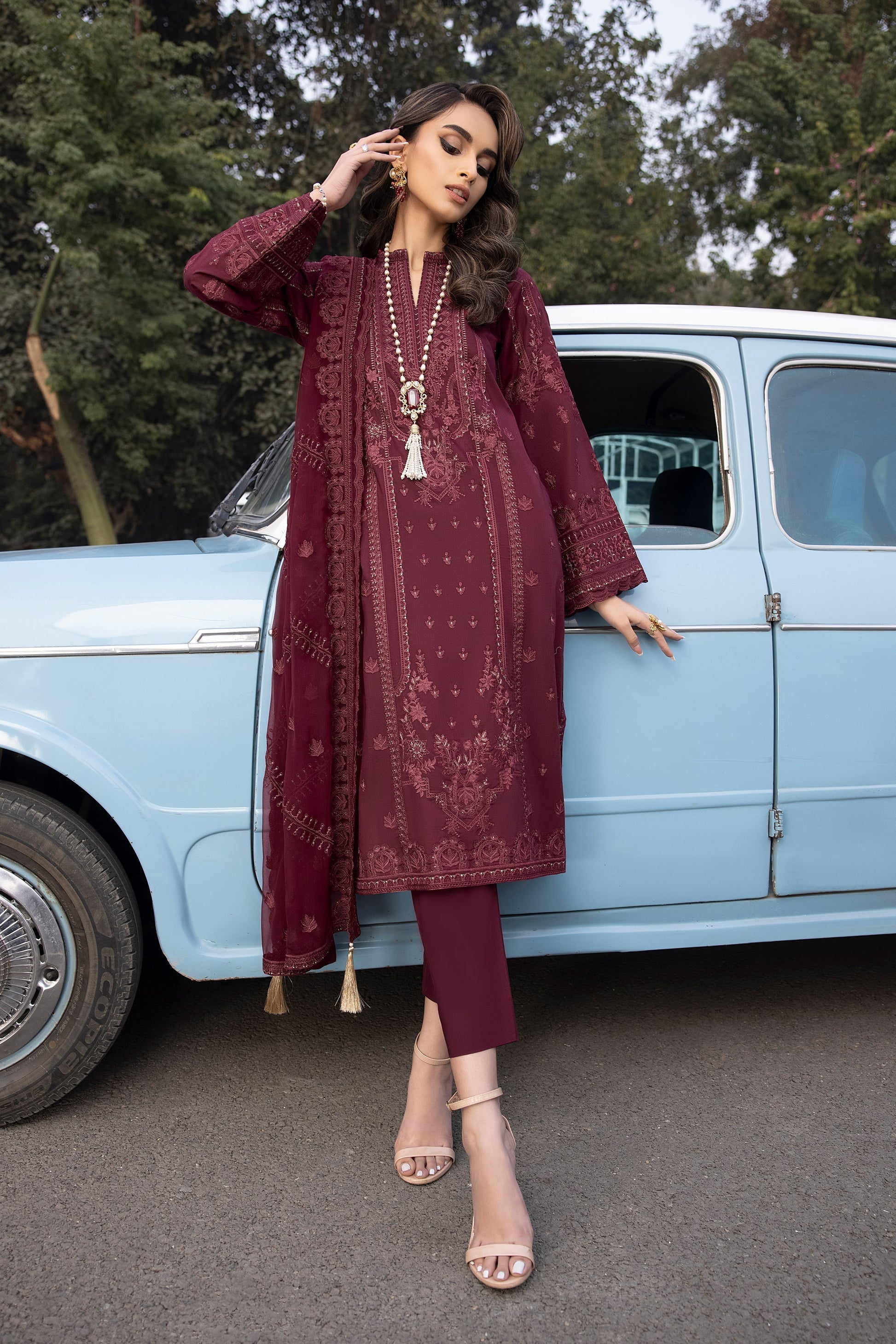 LSM | Spring Embroidered 24 | A-10 - House Of Anaya