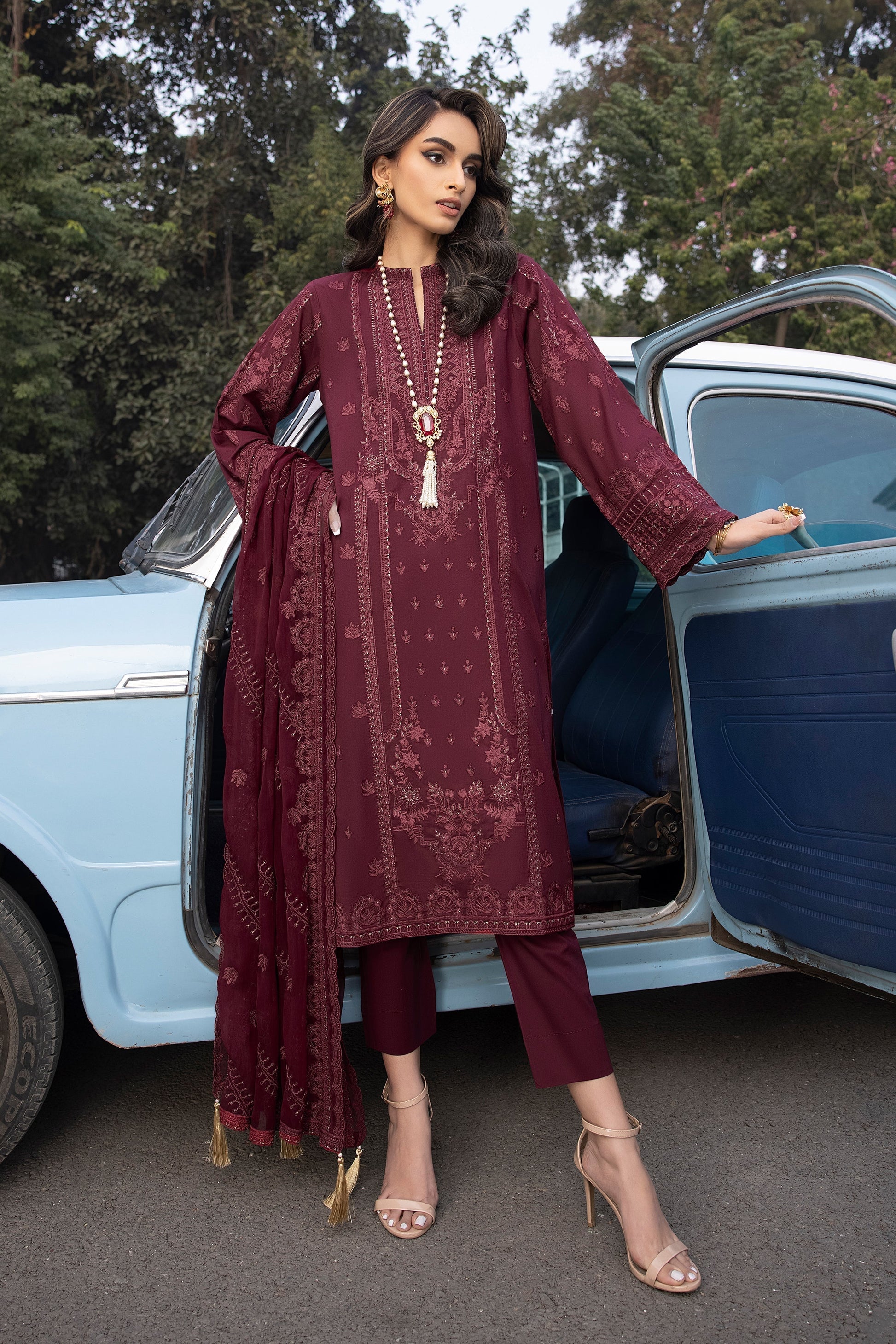 LSM | Spring Embroidered 24 | A-10 - House Of Anaya