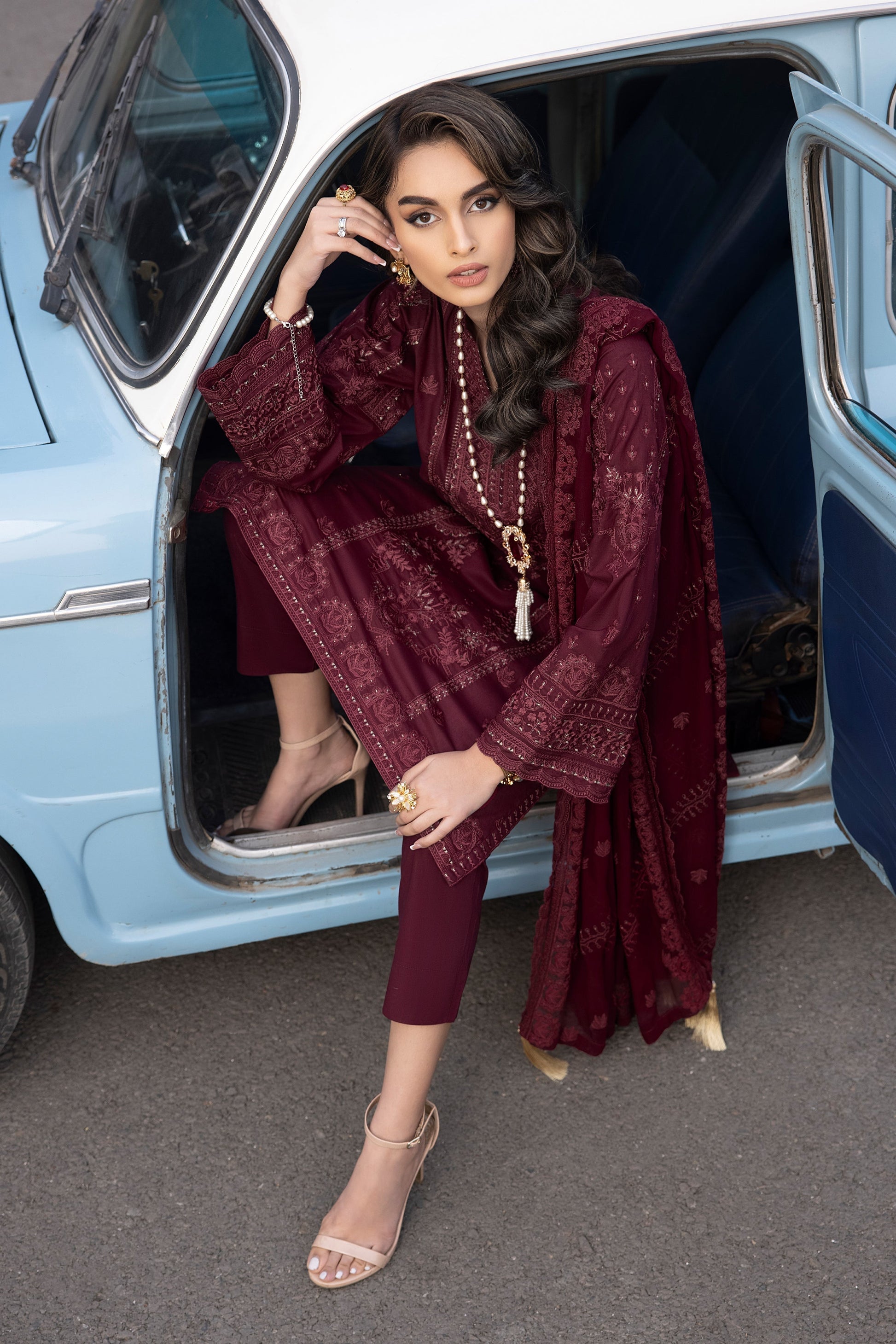 LSM | Spring Embroidered 24 | A-10 - House Of Anaya