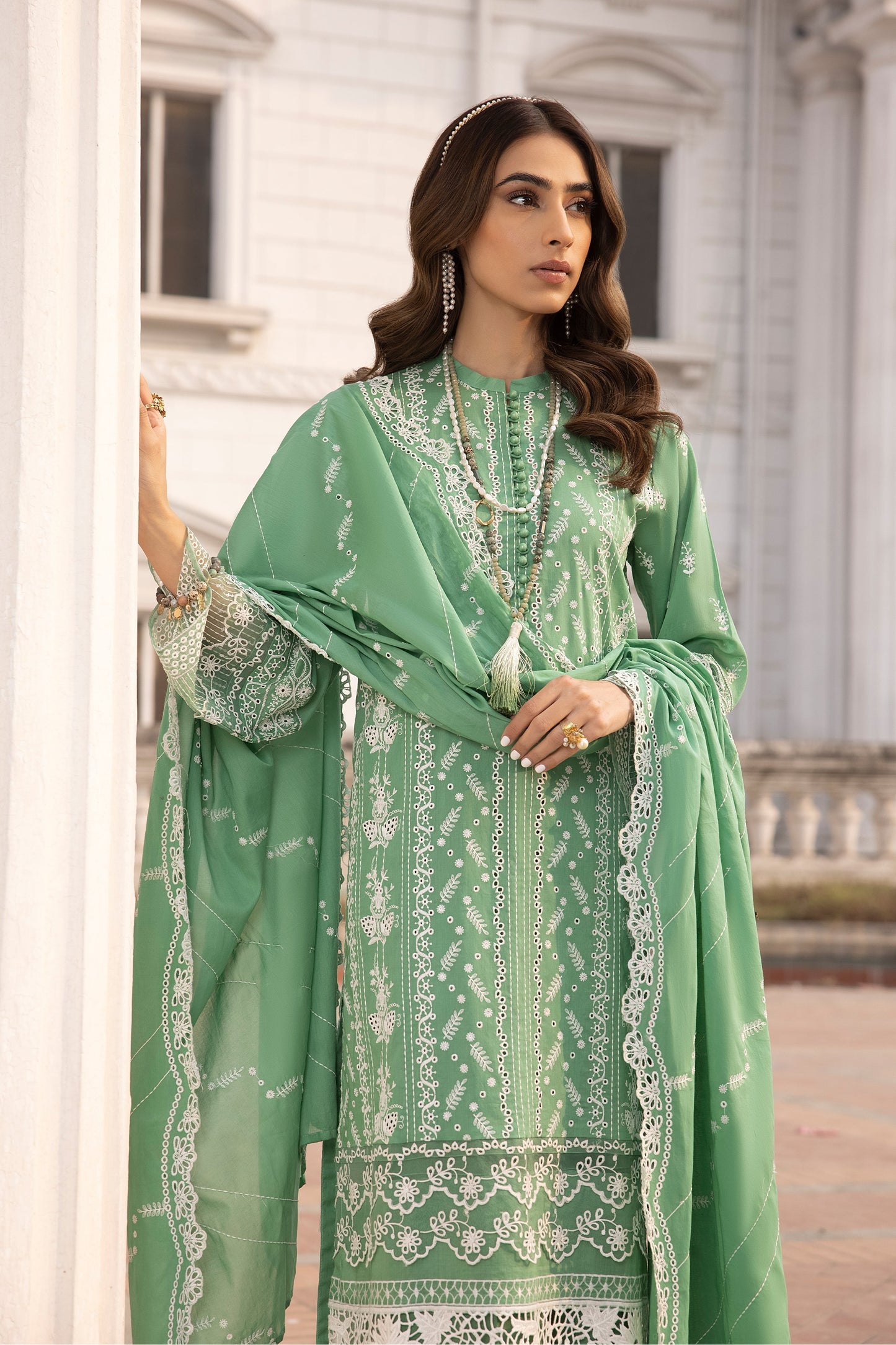 LSM | Spring Embroidered 24 | A-2 - House Of Anaya