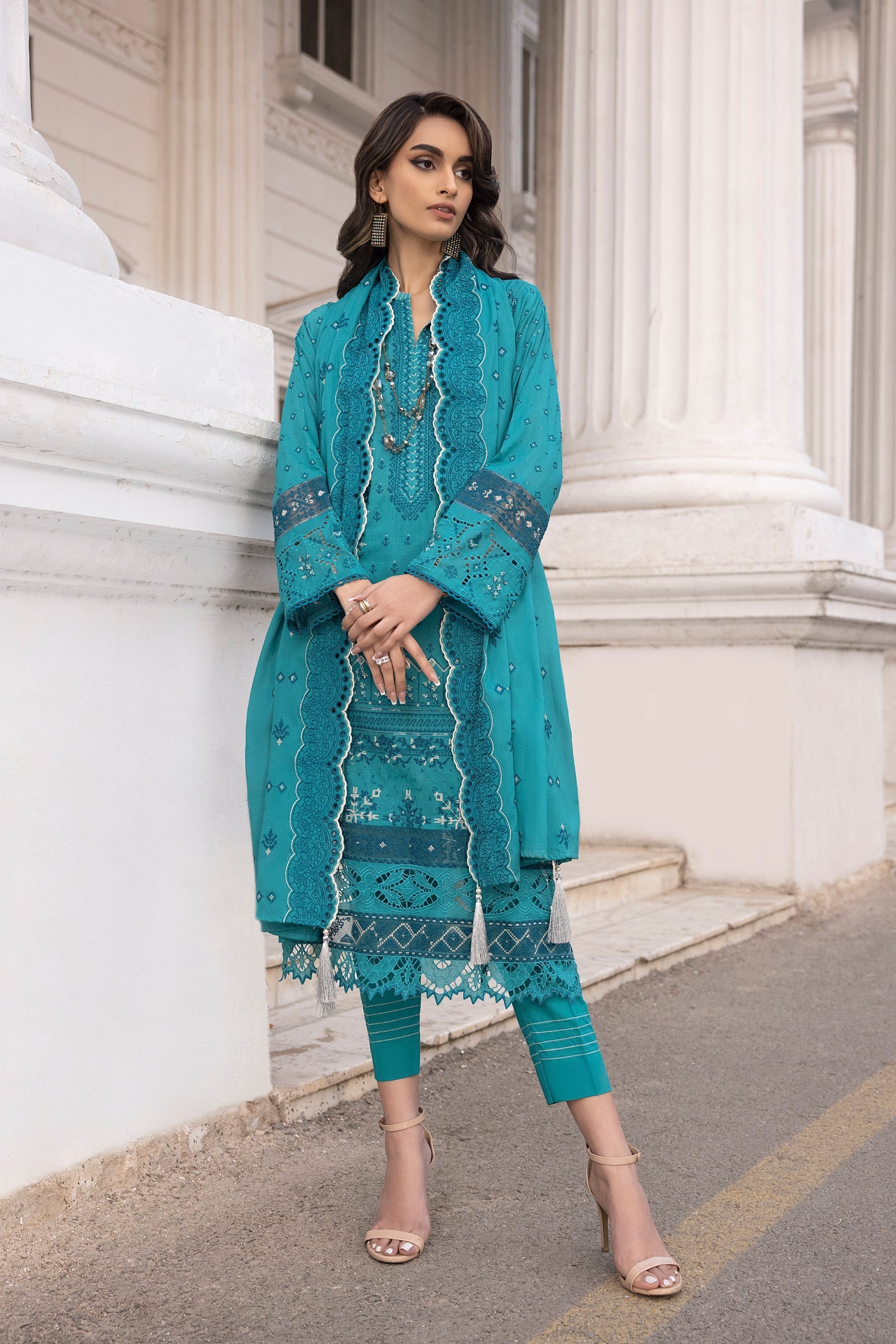 LSM | Spring Embroidered 24 | A-5 - House Of Anaya