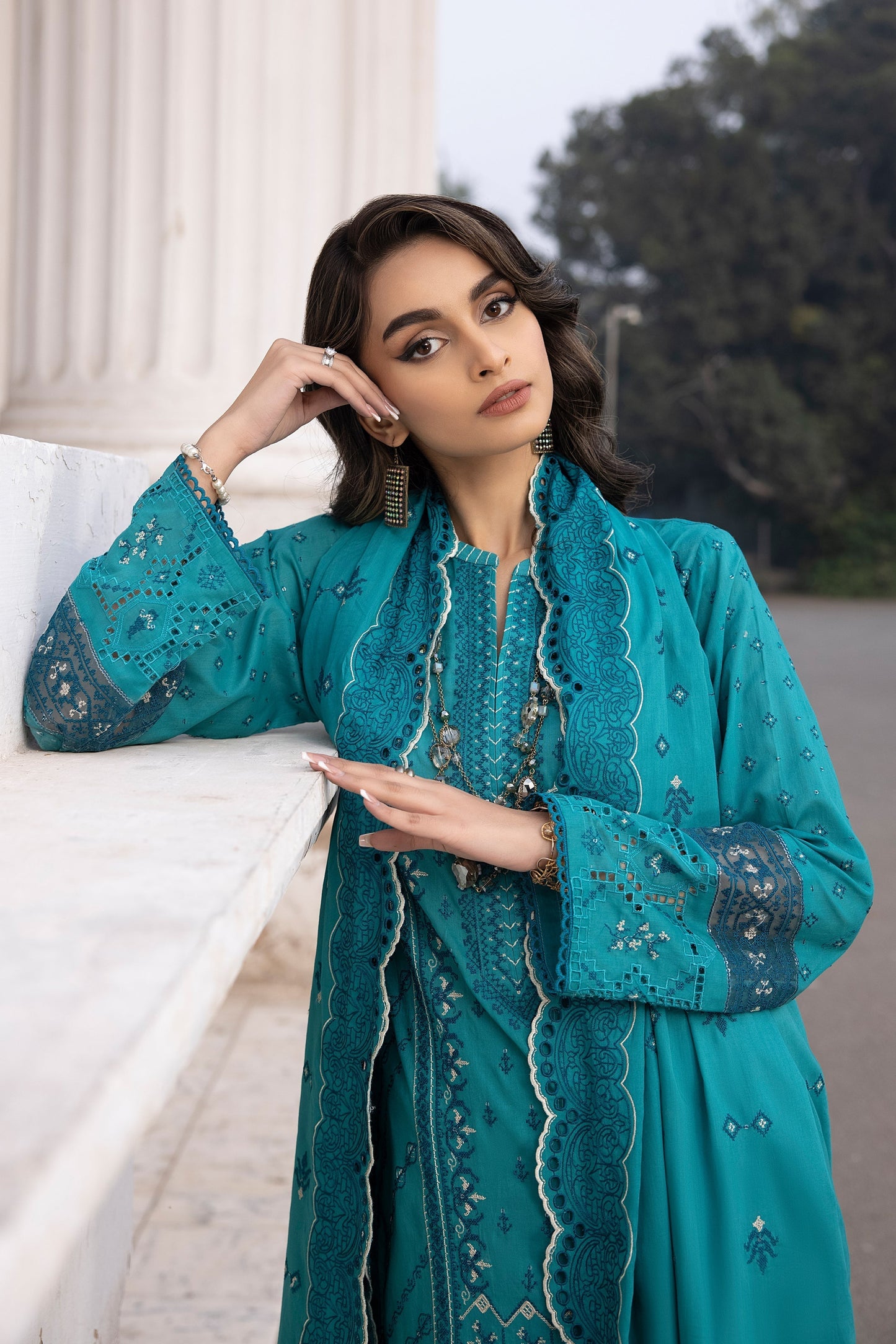 LSM | Spring Embroidered 24 | A-5 - House Of Anaya