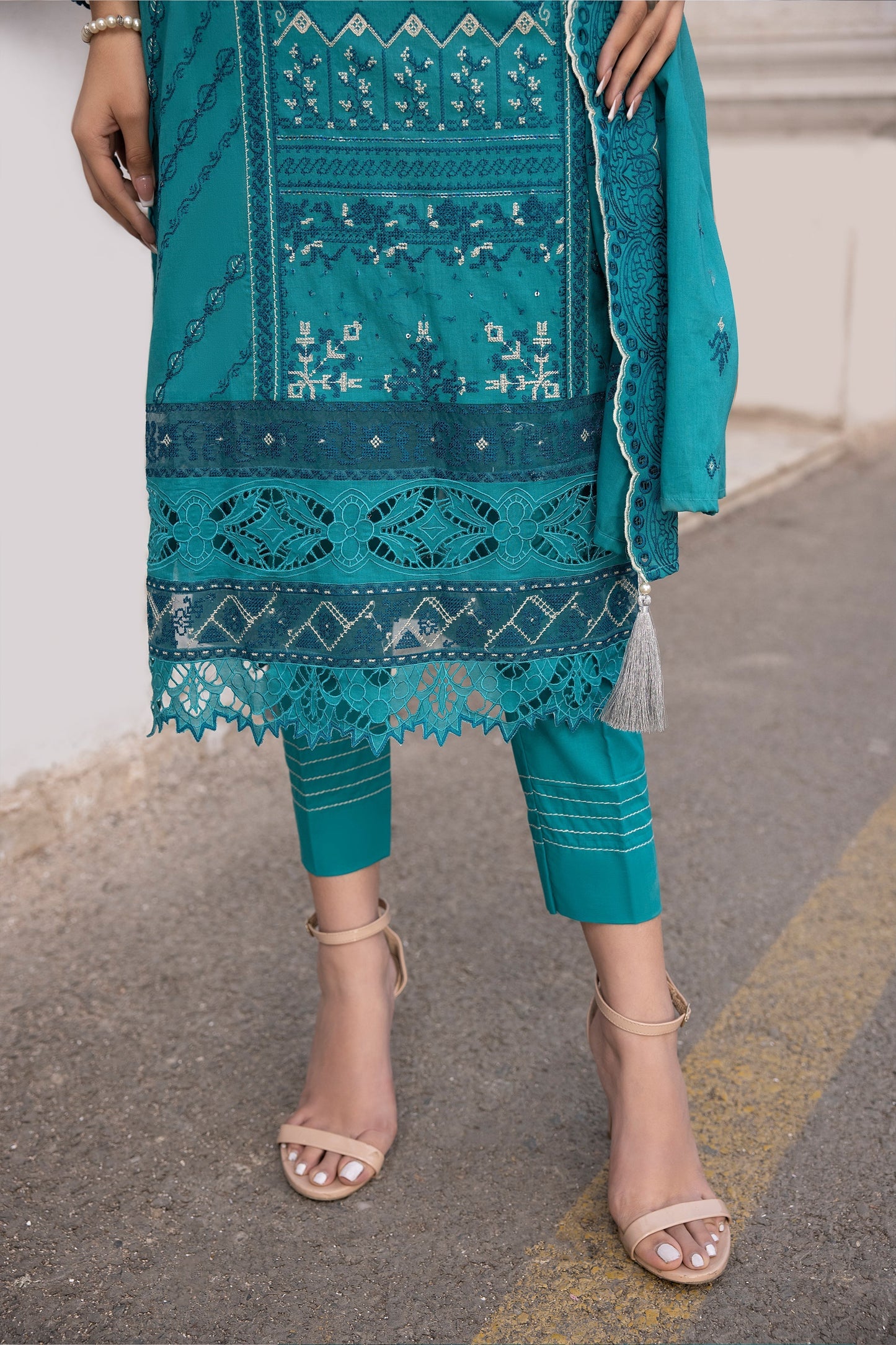 LSM | Spring Embroidered 24 | A-5 - House Of Anaya