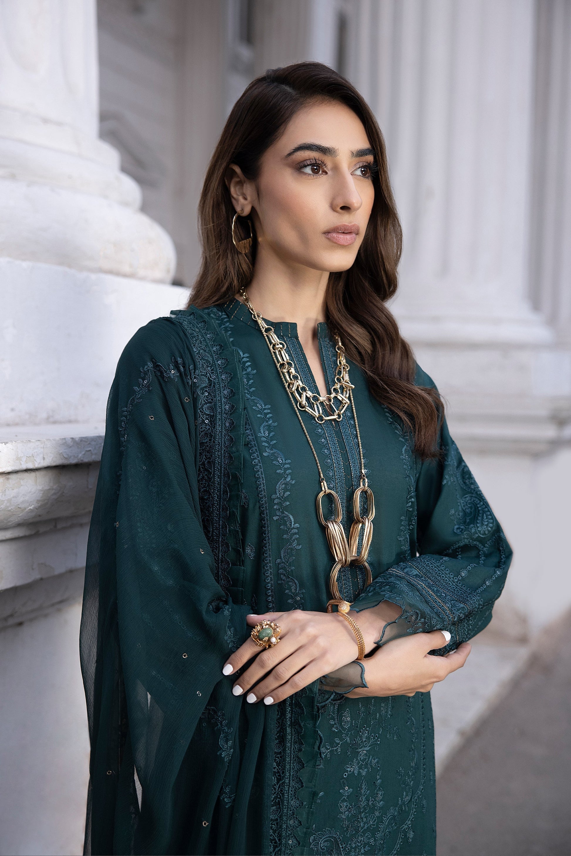 LSM | Spring Embroidered 24 | A-13 - House Of Anaya