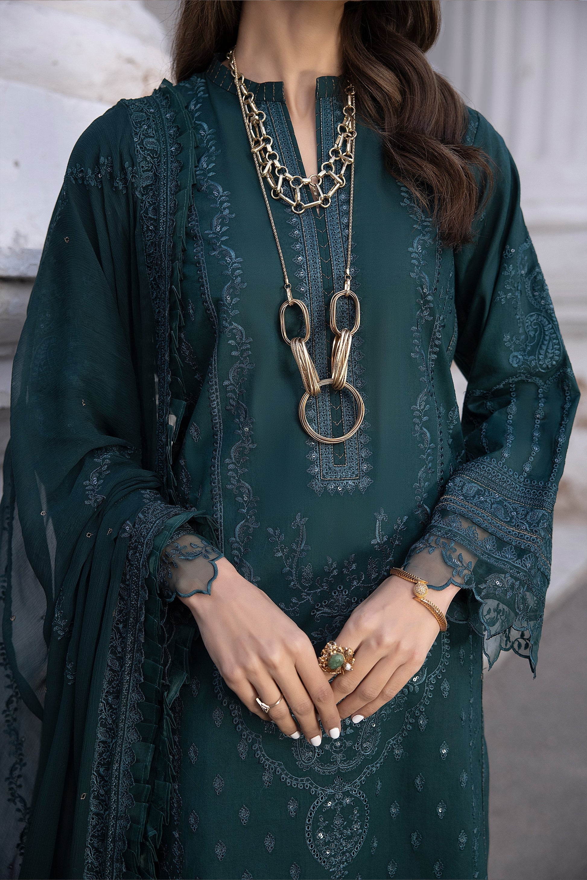 LSM | Spring Embroidered 24 | A-13 - House Of Anaya