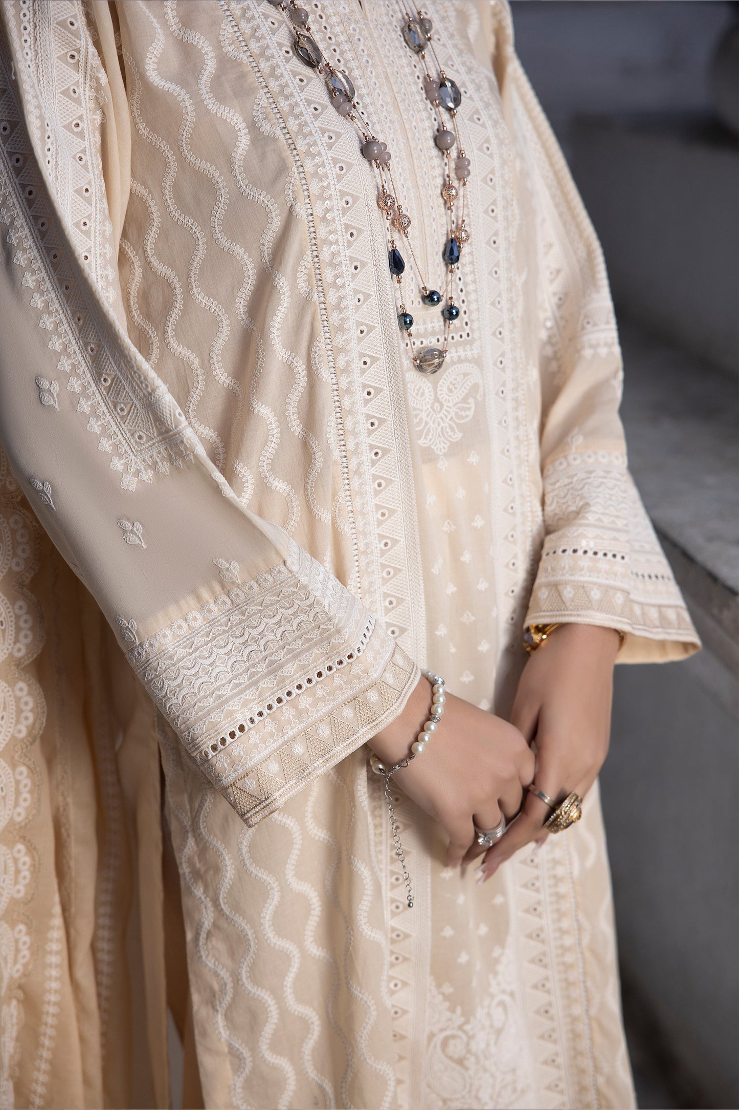 LSM | Spring Embroidered 24 | A-6 - House Of Anaya