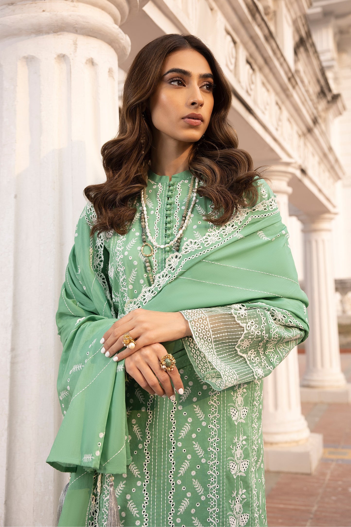 LSM | Spring Embroidered 24 | A-2 - House Of Anaya