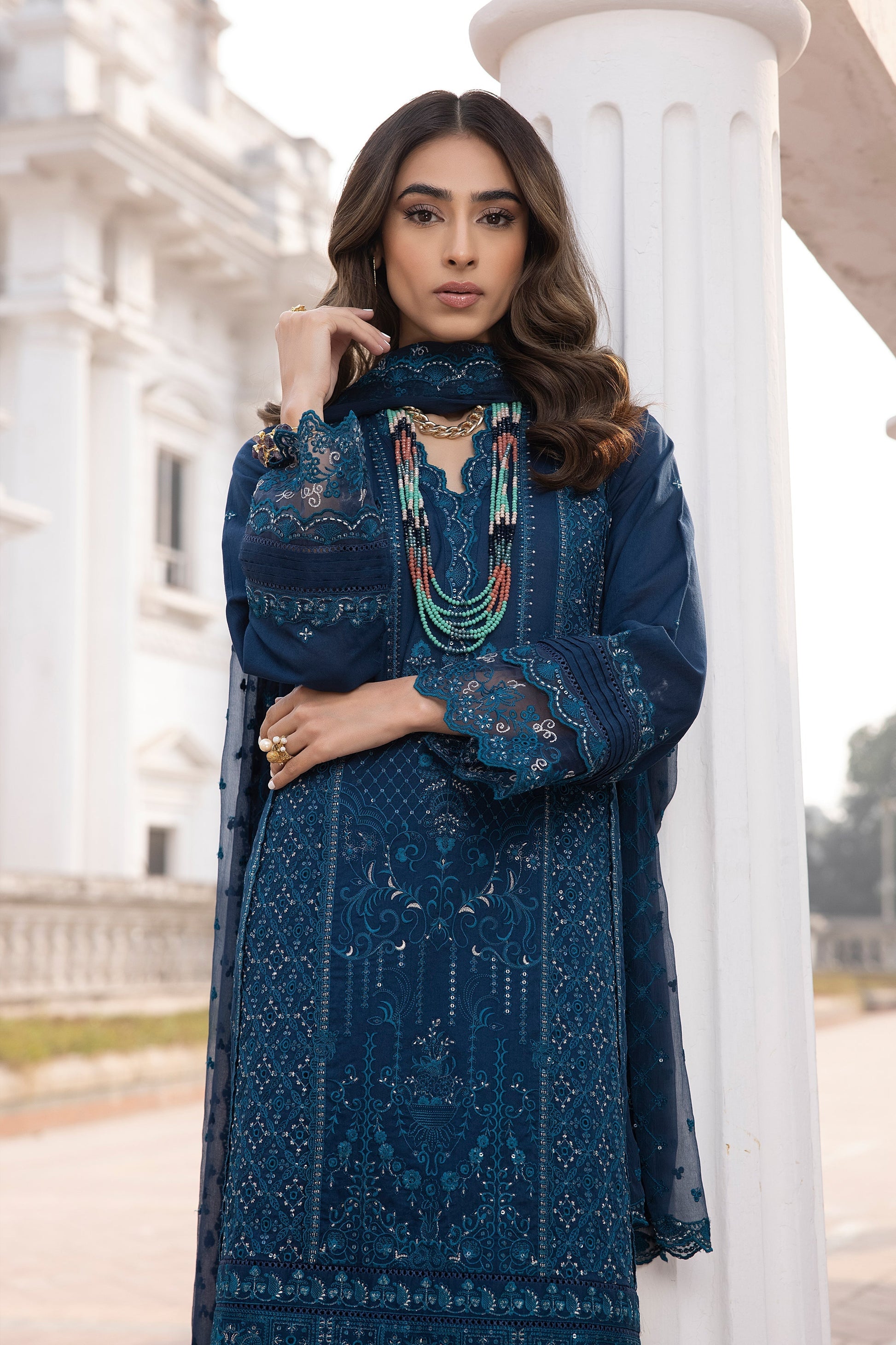 LSM | Spring Embroidered 24 | A-14 - House Of Anaya