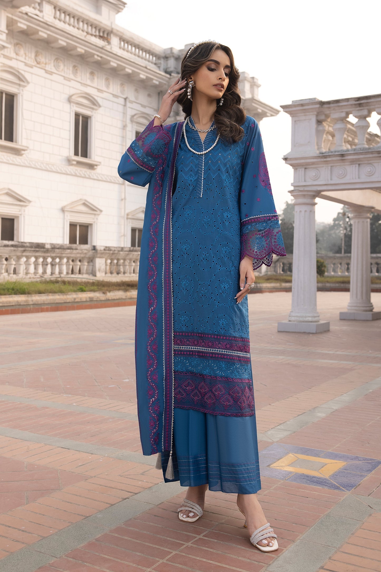 LSM | Spring Embroidered 24 | A-4 - House Of Anaya