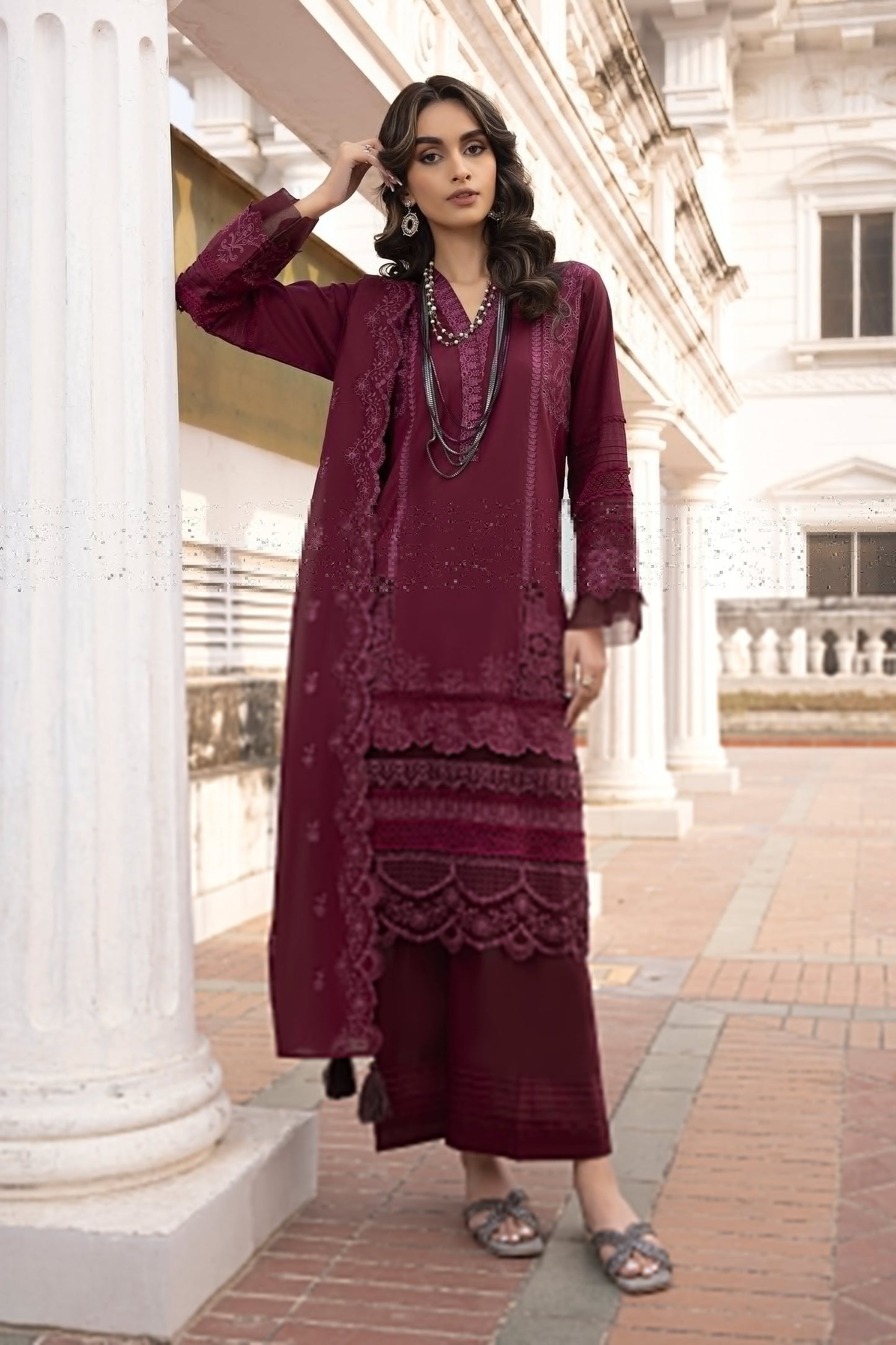 LSM | Spring Embroidered 24 | A-9 - House Of Anaya