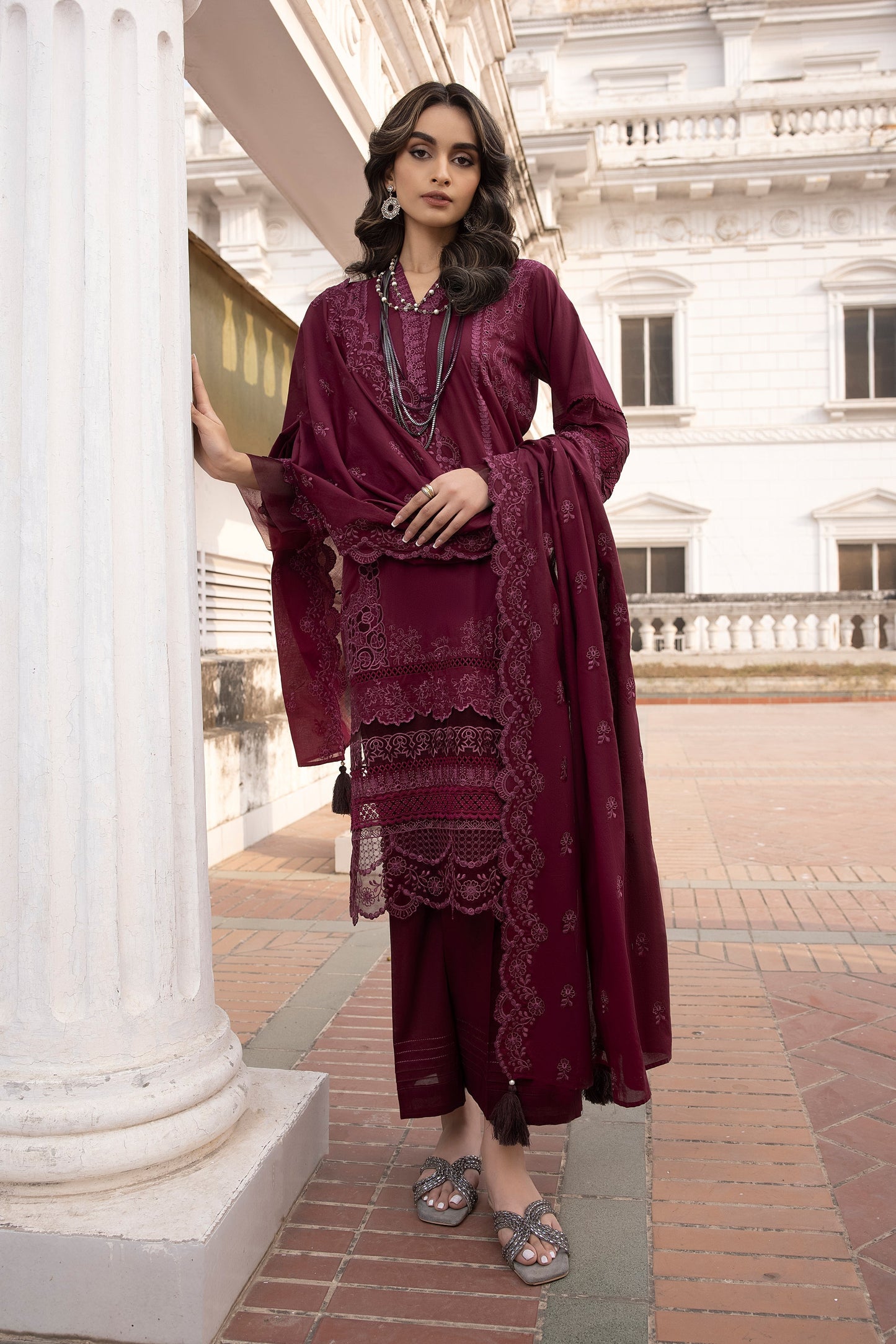 LSM | Spring Embroidered 24 | A-9 - House Of Anaya