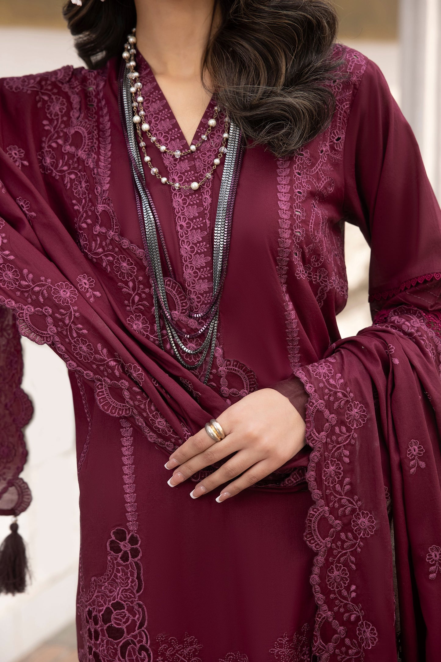 LSM | Spring Embroidered 24 | A-9 - House Of Anaya