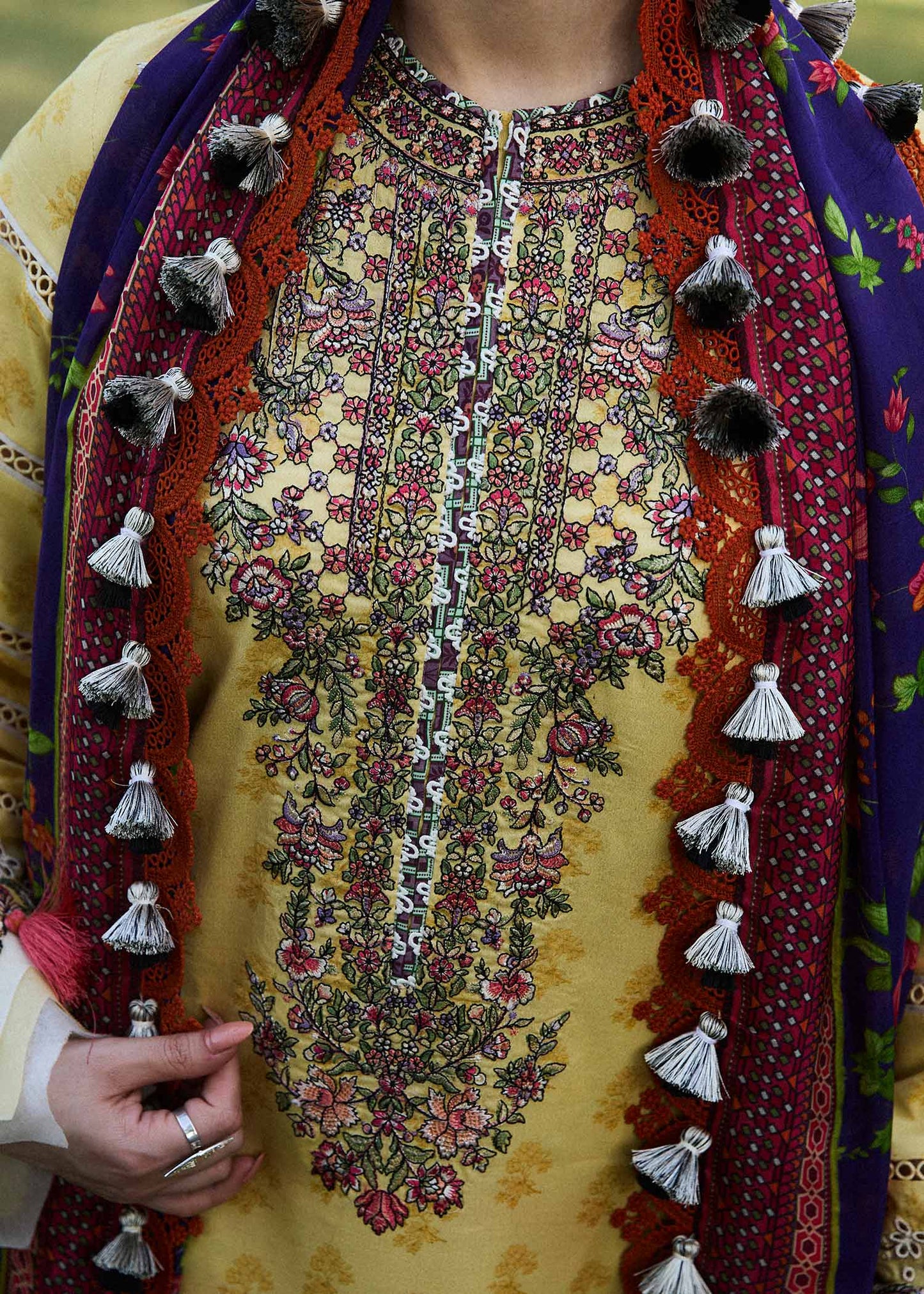 Hussain Rehar | SS Lawn 24 | Opal - House Of Anaya