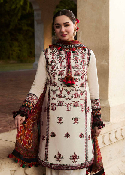 Hussain Rehar | SS Lawn 24 | Fawn - House Of Anaya